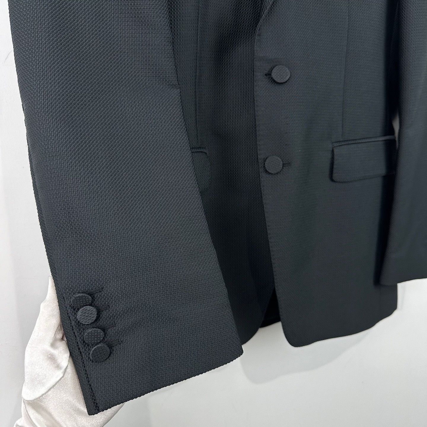 Burberry Burberry Silk Blend Textured Blazer 38R Size 38R - 5 Thumbnail