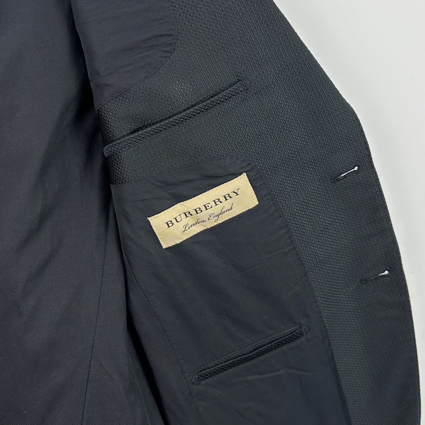 Burberry Burberry Silk Blend Textured Blazer 38R Size 38R - 6 Thumbnail