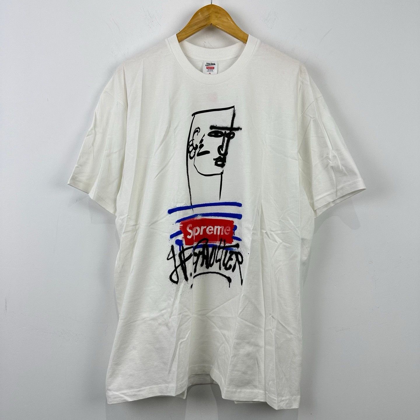 Supreme Supreme x Jean Paul Gaultier Tee White XL Size US XL / EU 56 / 4 - 2 Thumbnail