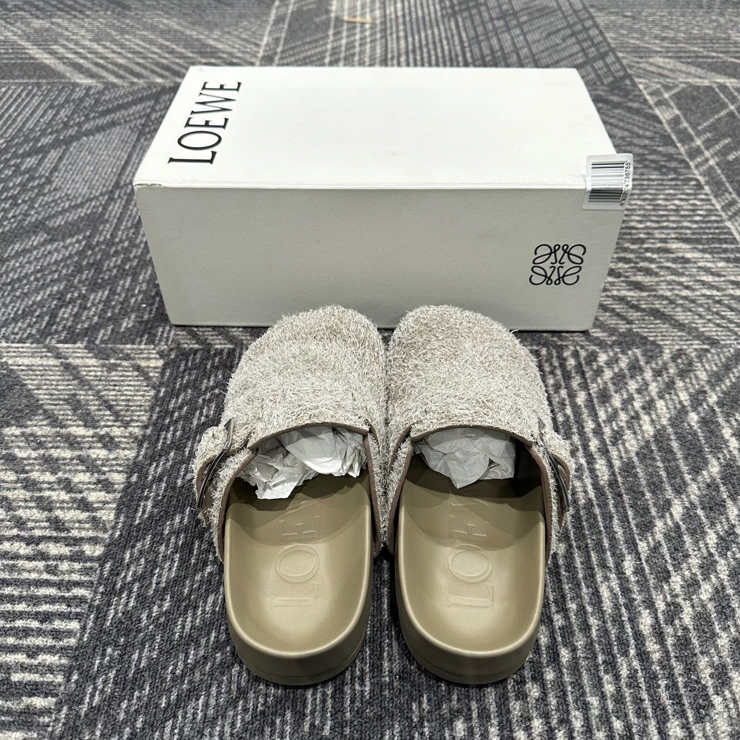 Loewe Loewe Shearling Suede Ease Buckle Mules 38 Size US 8 / IT 38 - 4 Thumbnail
