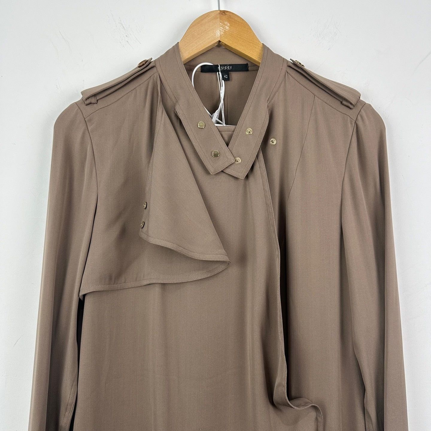 Gucci Gucci Silk Trench Coat IT 42 Size M / US 6-8 / IT 42-44 - 5 Thumbnail