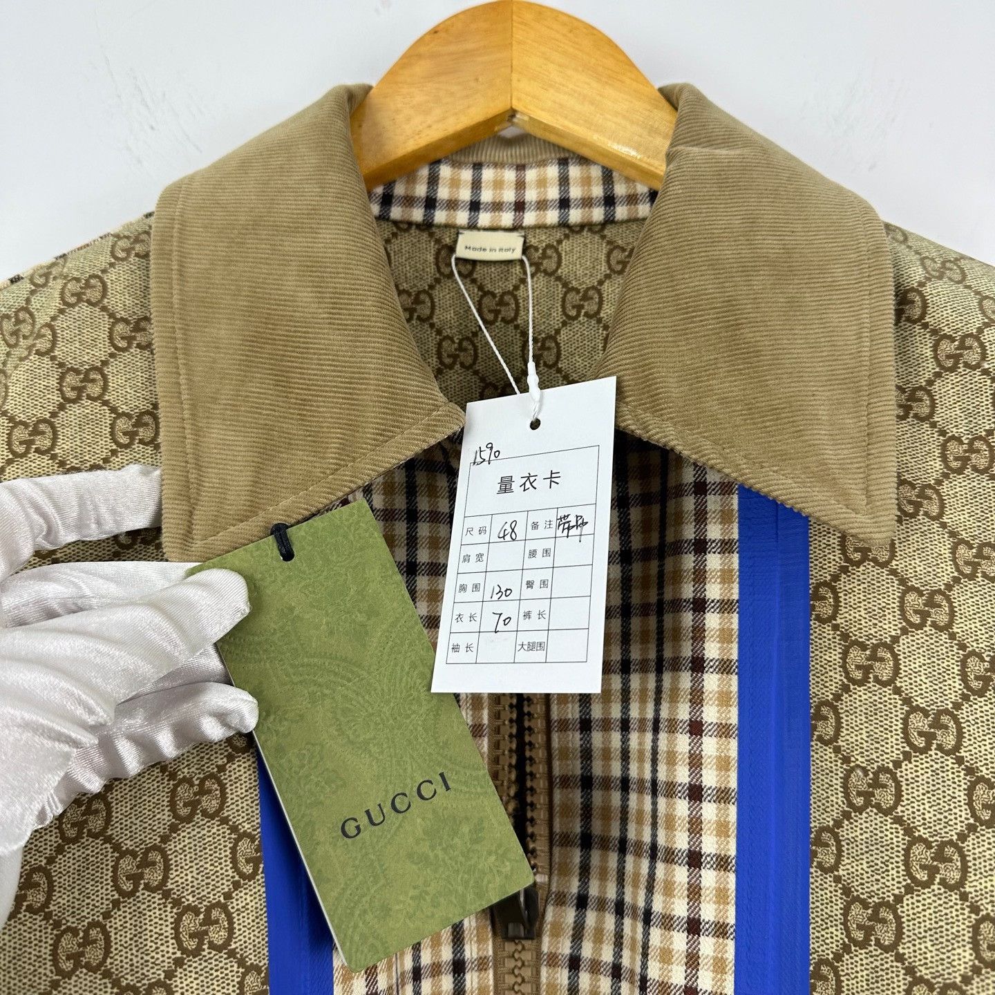 Gucci Gucci GG Monogram Reversible Check Jacket Size 48 Size US M / EU 48-50 / 2 - 6 Thumbnail