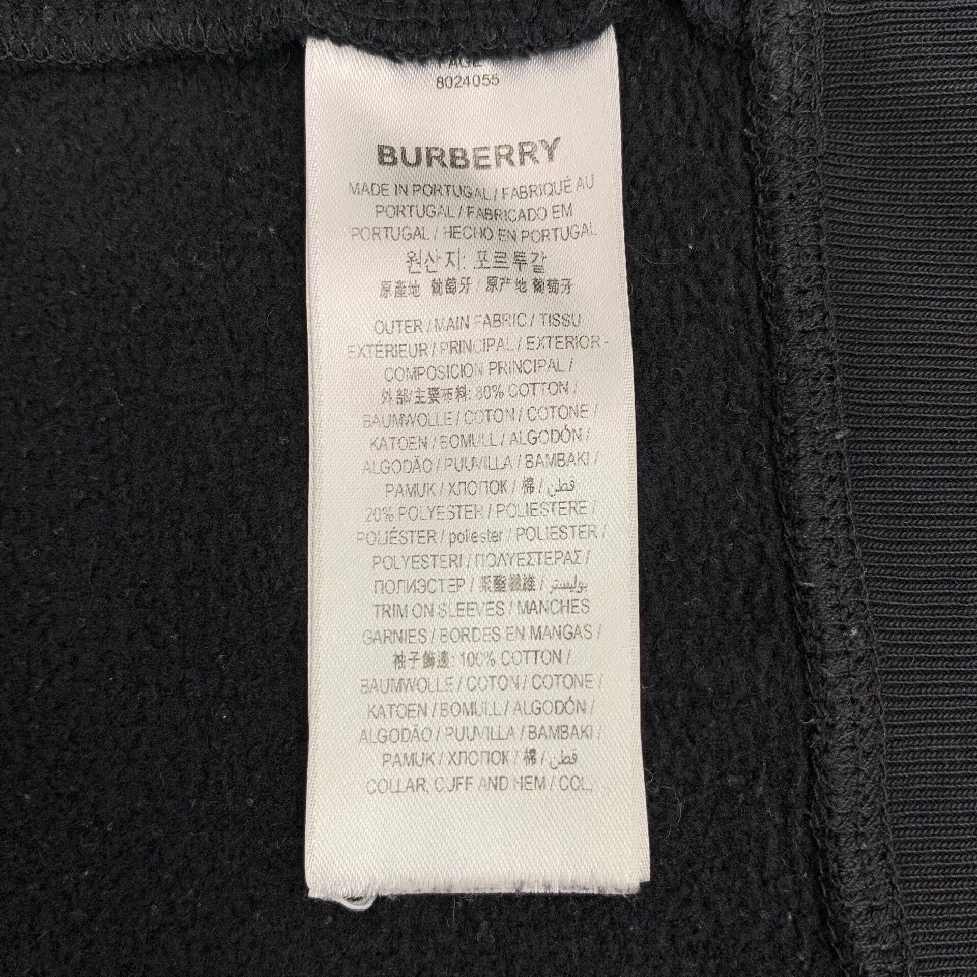 Burberry Burberry Check Side Panel Sweatshirt Size L Size US L / EU 52-54 / 3 - 7 Thumbnail