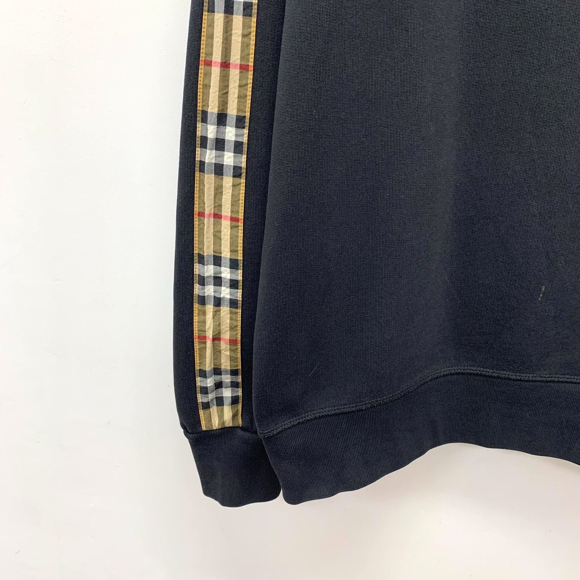 Burberry Burberry Check Side Panel Sweatshirt Size L Size US L / EU 52-54 / 3 - 5 Thumbnail
