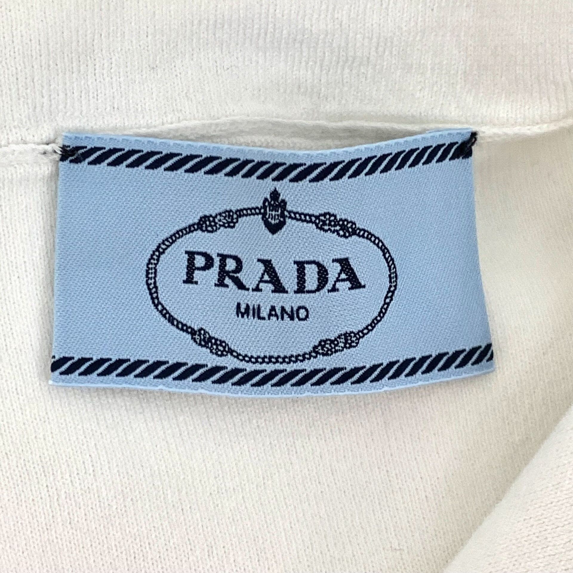 Prada Prada Striped Half-Zip Knit Tank Top IT 38 Size XS / US 0-2 / IT 36-38 - 7 Thumbnail