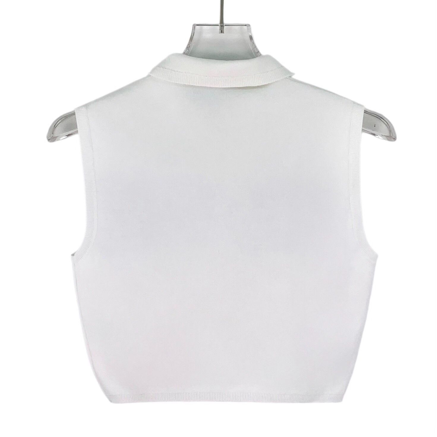 Prada Prada Striped Half-Zip Knit Tank Top IT 38 Size XS / US 0-2 / IT 36-38 - 3 Thumbnail