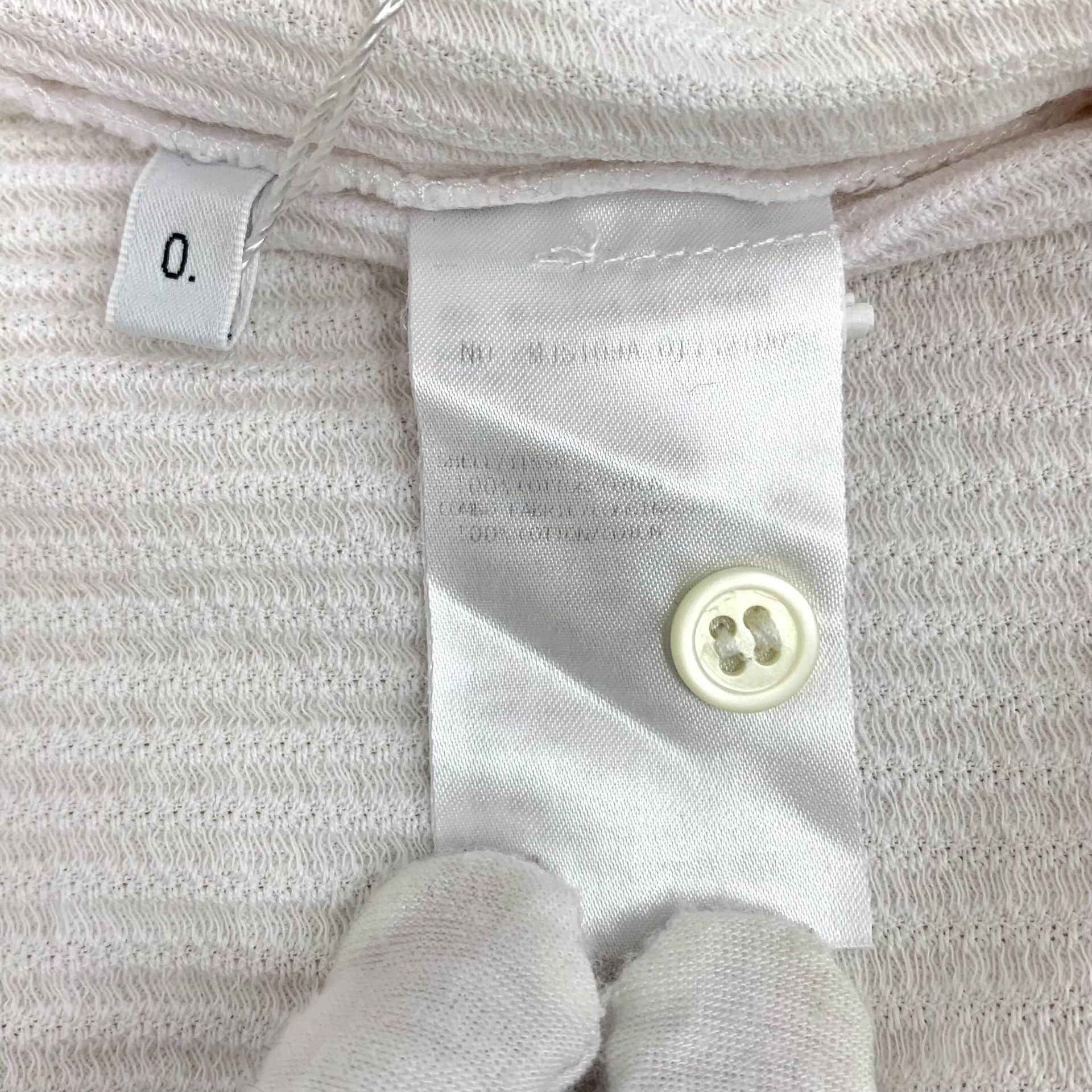 Thom Browne Thom Browne Seersucker Cotton T-Shirt US XS Size US XS / EU 42 / 0 - 7 Thumbnail