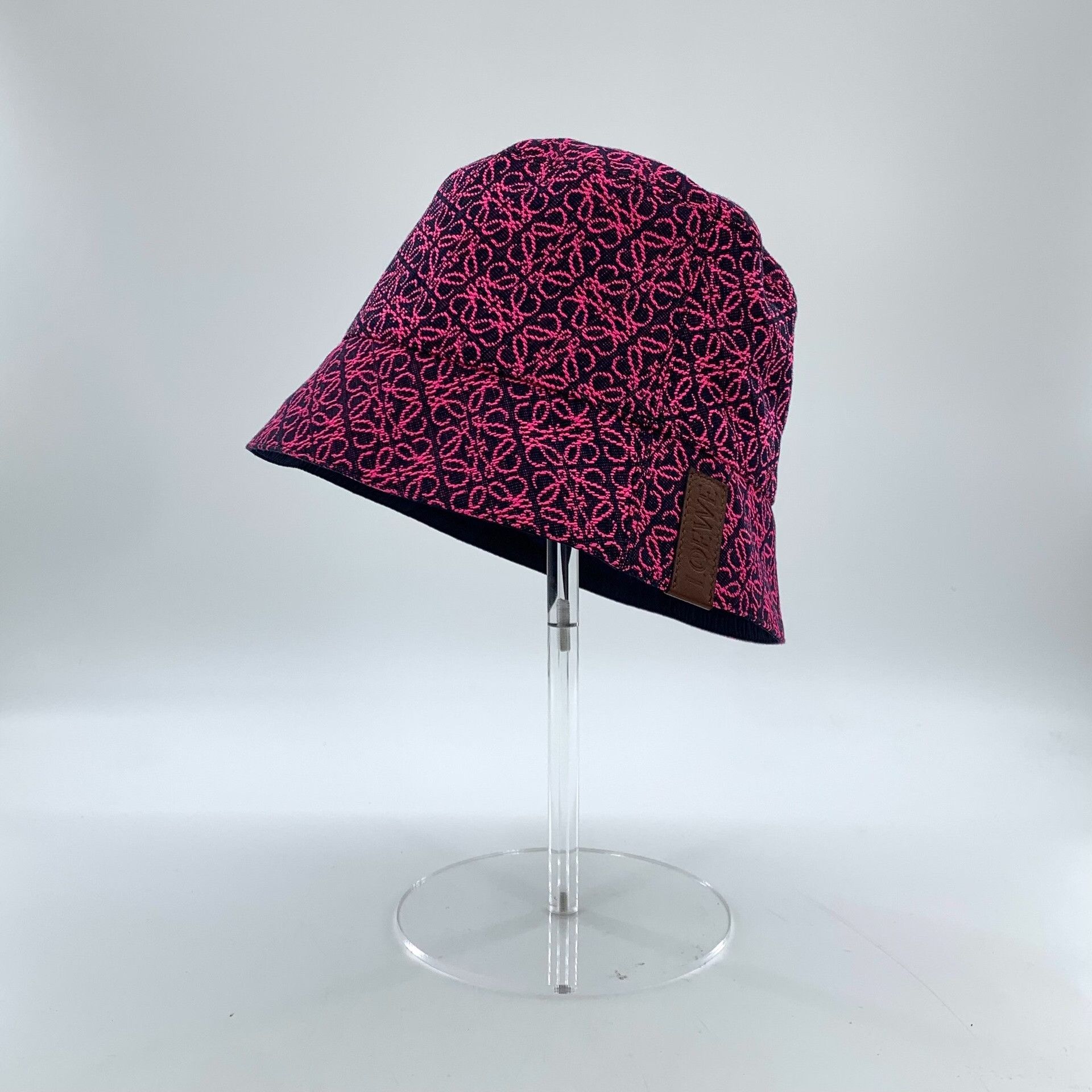 Loewe Loewe Pink Anagram Bucket Hat 58 Size ONE SIZE - 2 Thumbnail