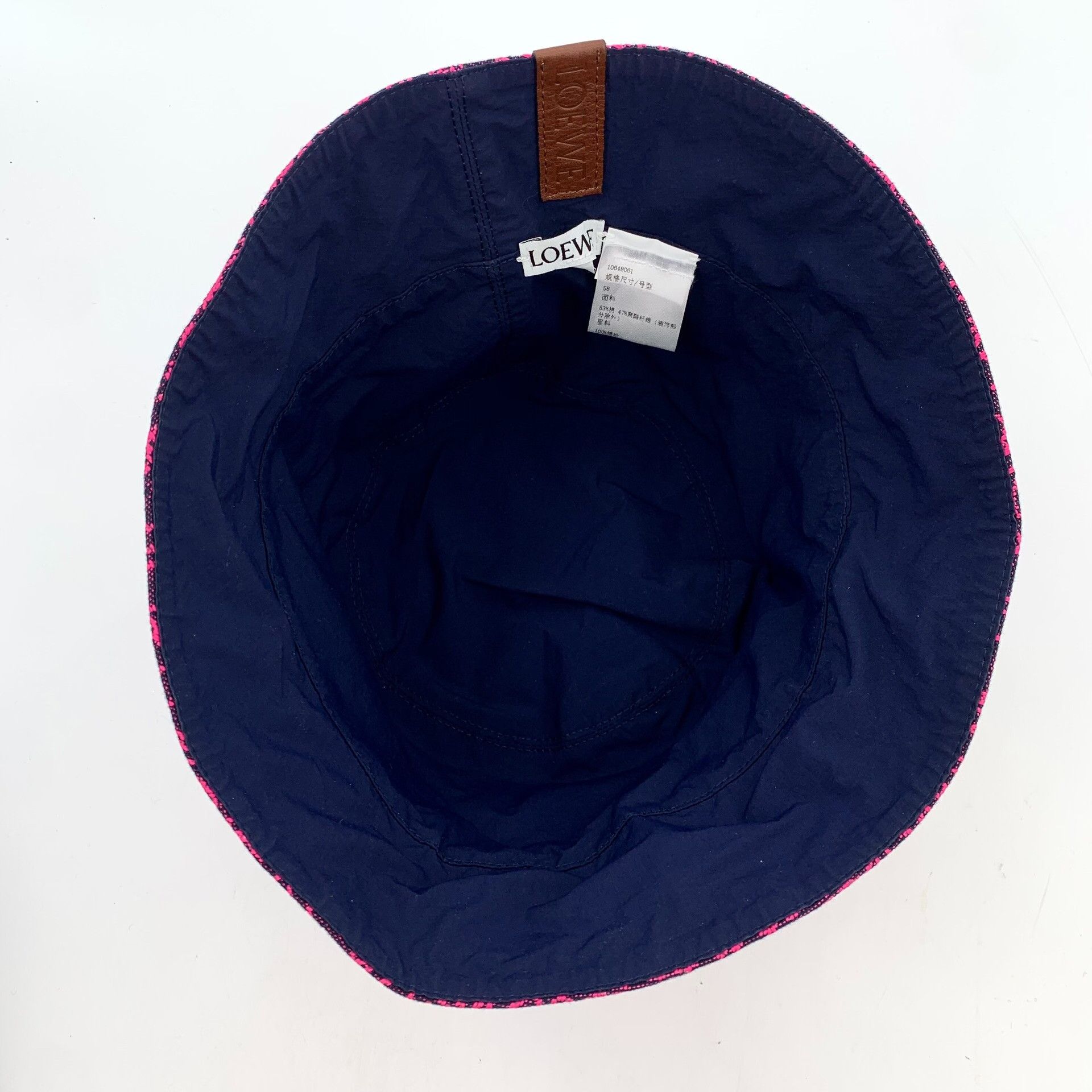 Loewe Loewe Pink Anagram Bucket Hat 58 Size ONE SIZE - 7 Thumbnail
