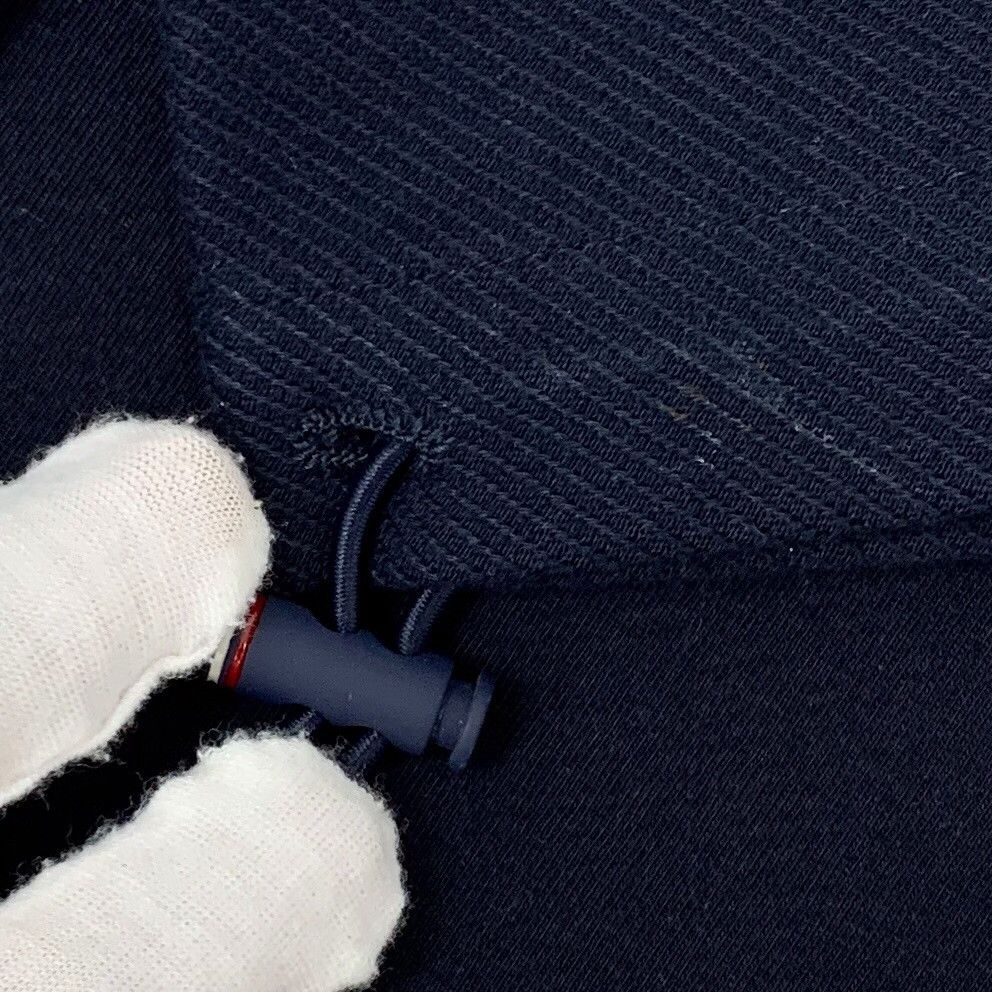 Thom Browne Thom Browne 4-Bar Navy Cotton Hooded Coat 36 Size XS / US 0-2 / IT 36-38 - 8 Thumbnail