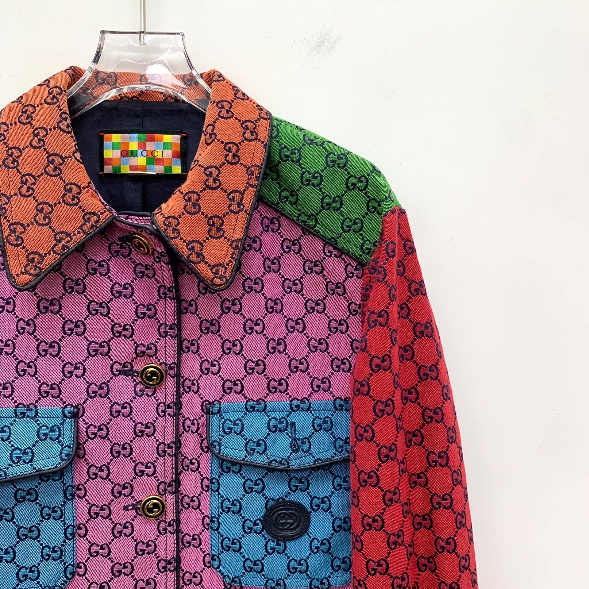 Gucci Gucci Multicolor GG Monogram Jacquard Jacket 38 Size XS / US 0-2 / IT 36-38 - 4 Thumbnail