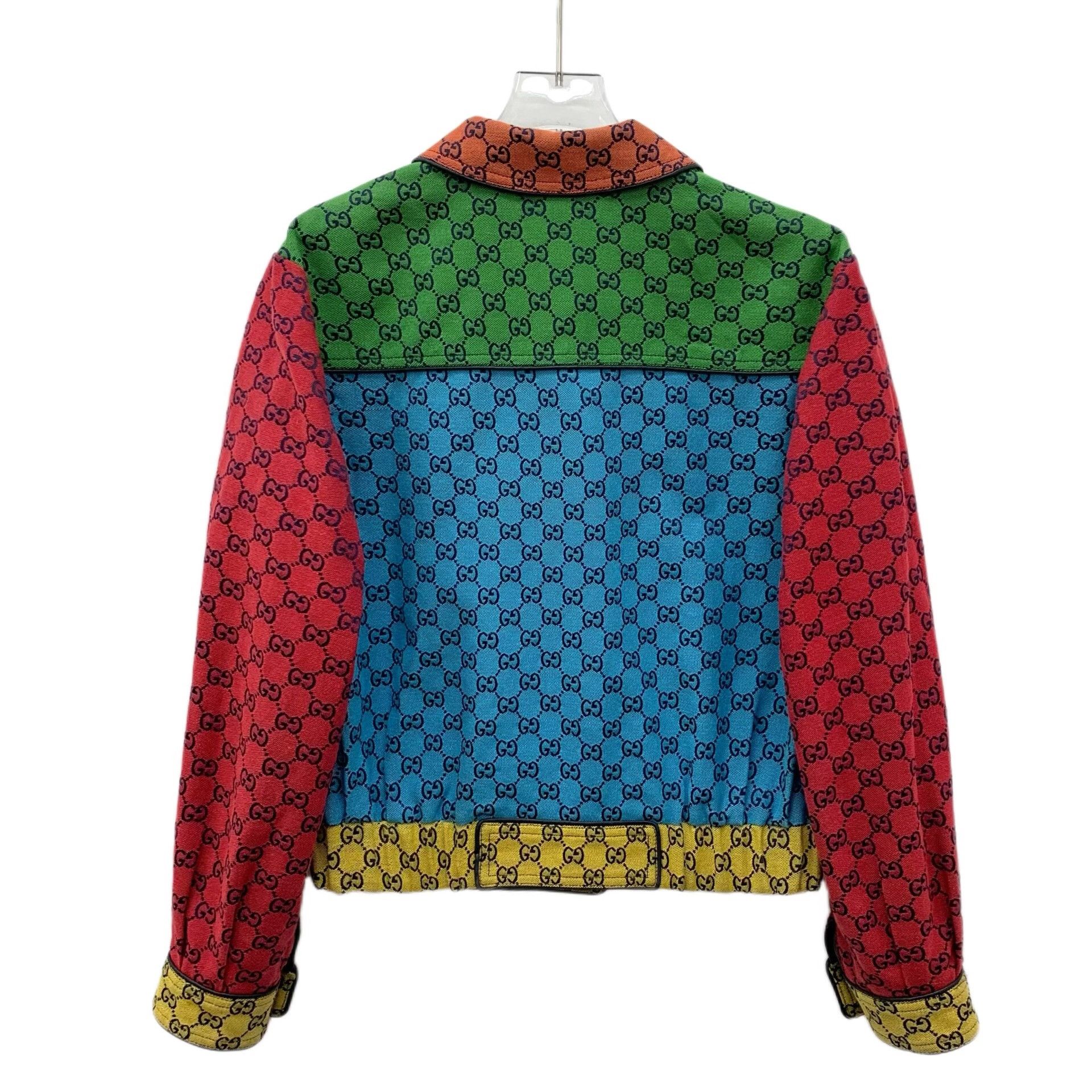 Gucci Gucci Multicolor GG Monogram Jacquard Jacket 38 Size XS / US 0-2 / IT 36-38 - 3 Thumbnail