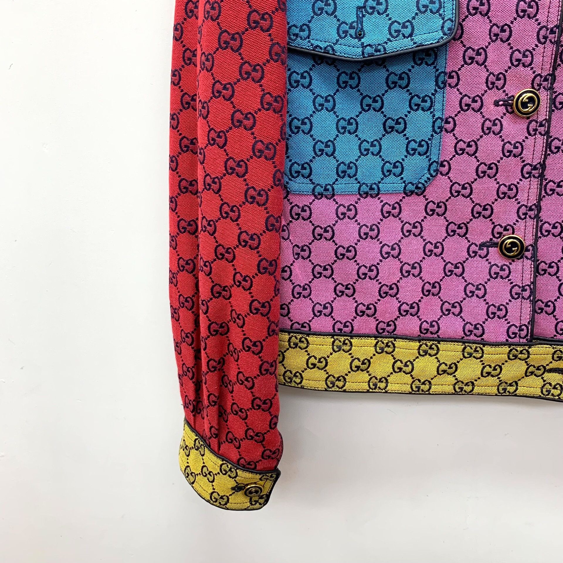 Gucci Gucci Multicolor GG Monogram Jacquard Jacket 38 Size XS / US 0-2 / IT 36-38 - 5 Thumbnail