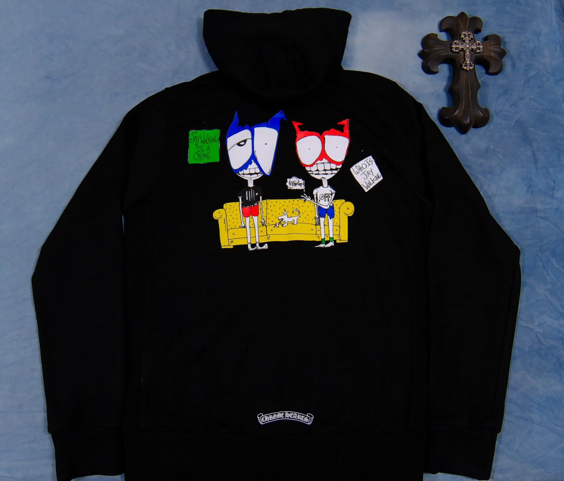 Chrome Hearts Chrome Hearts Matty Boy Jay Walking Hoodie Size S Size US S / EU 44-46 / 1 - 2 Thumbnail