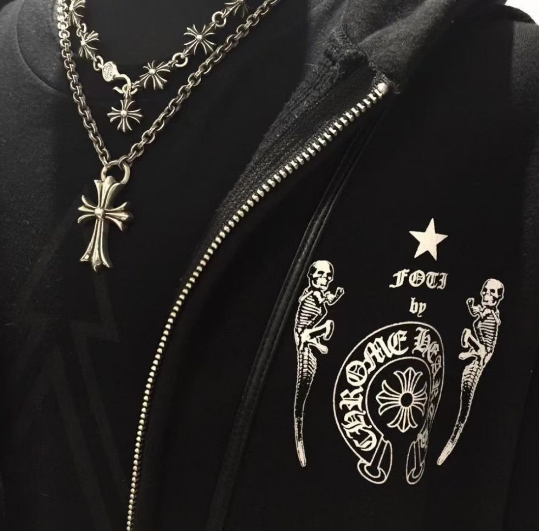 Chrome Hearts Chrome Hearts Foti Harris Skull Zip Hoodie S Size US S / EU 44-46 / 1 - 2 Thumbnail