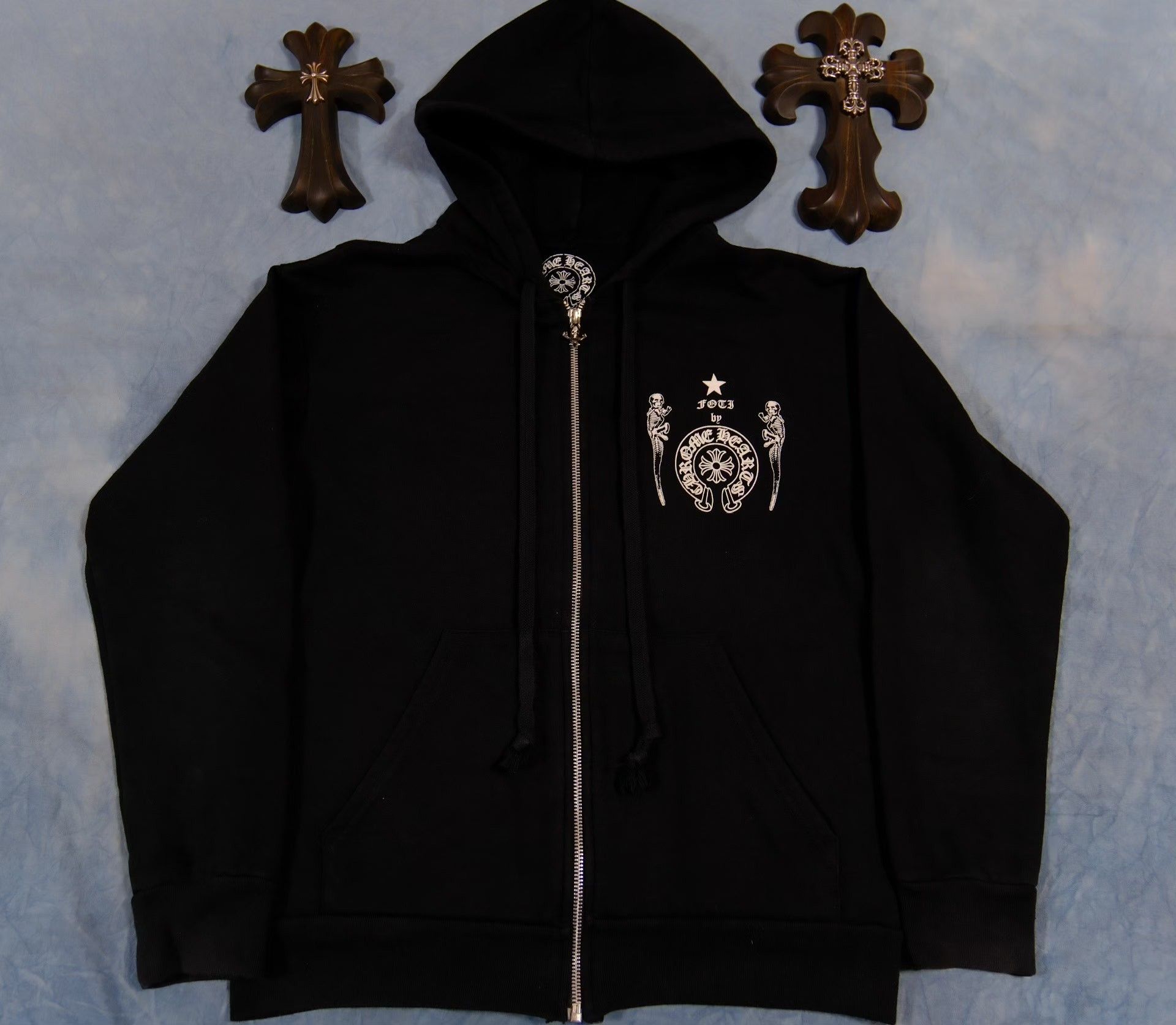 Chrome Hearts Chrome Hearts Foti Harris Skull Zip Hoodie S Size US S / EU 44-46 / 1 - 3 Thumbnail