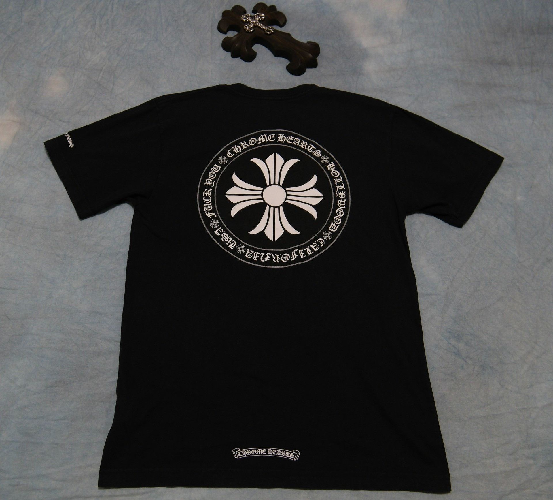 Chrome Hearts Chrome Hearts Horseshoe Cross Pocket T-Shirt M Size US M / EU 48-50 / 2 - 2 Thumbnail
