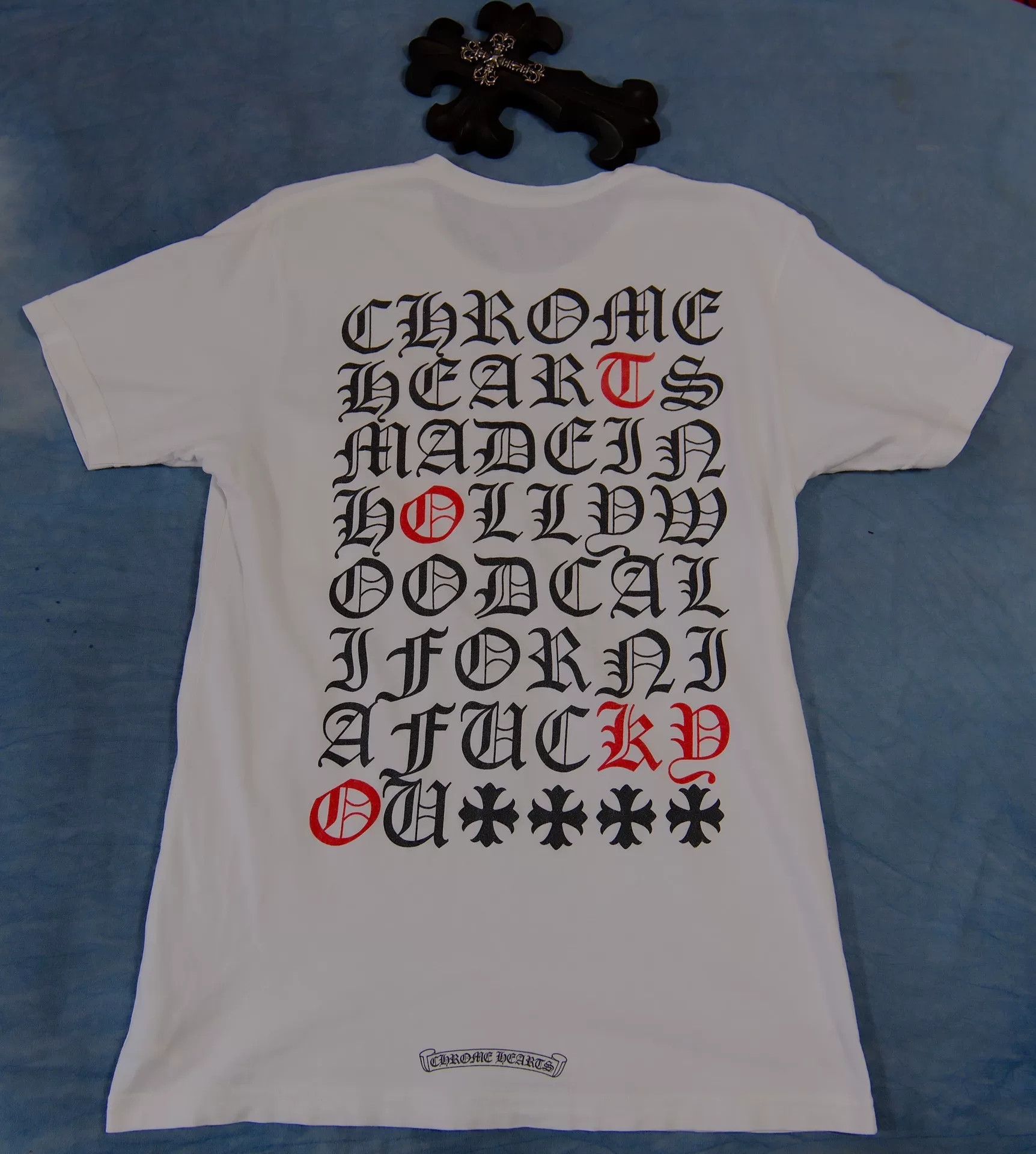 Chrome Hearts Chrome Hearts Gothic Back Print Pocket T-Shirt M Size US M / EU 48-50 / 2 - 2 Thumbnail