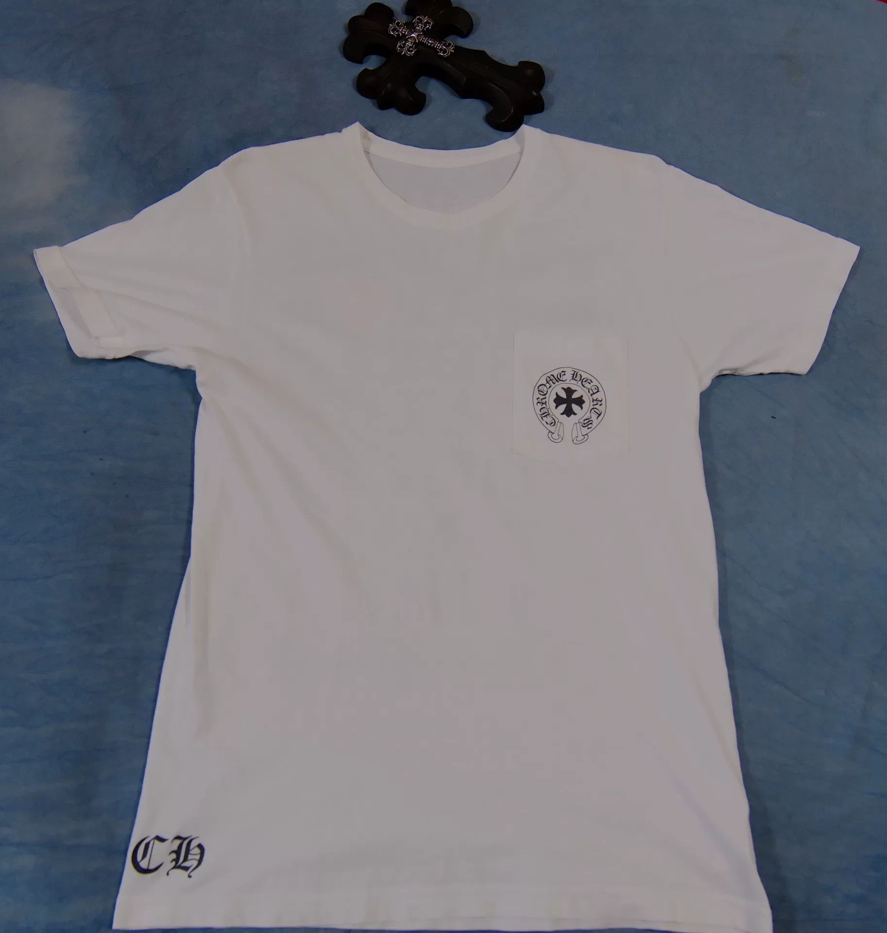 Chrome Hearts Chrome Hearts Gothic Back Print Pocket T-Shirt M Size US M / EU 48-50 / 2 - 3 Thumbnail