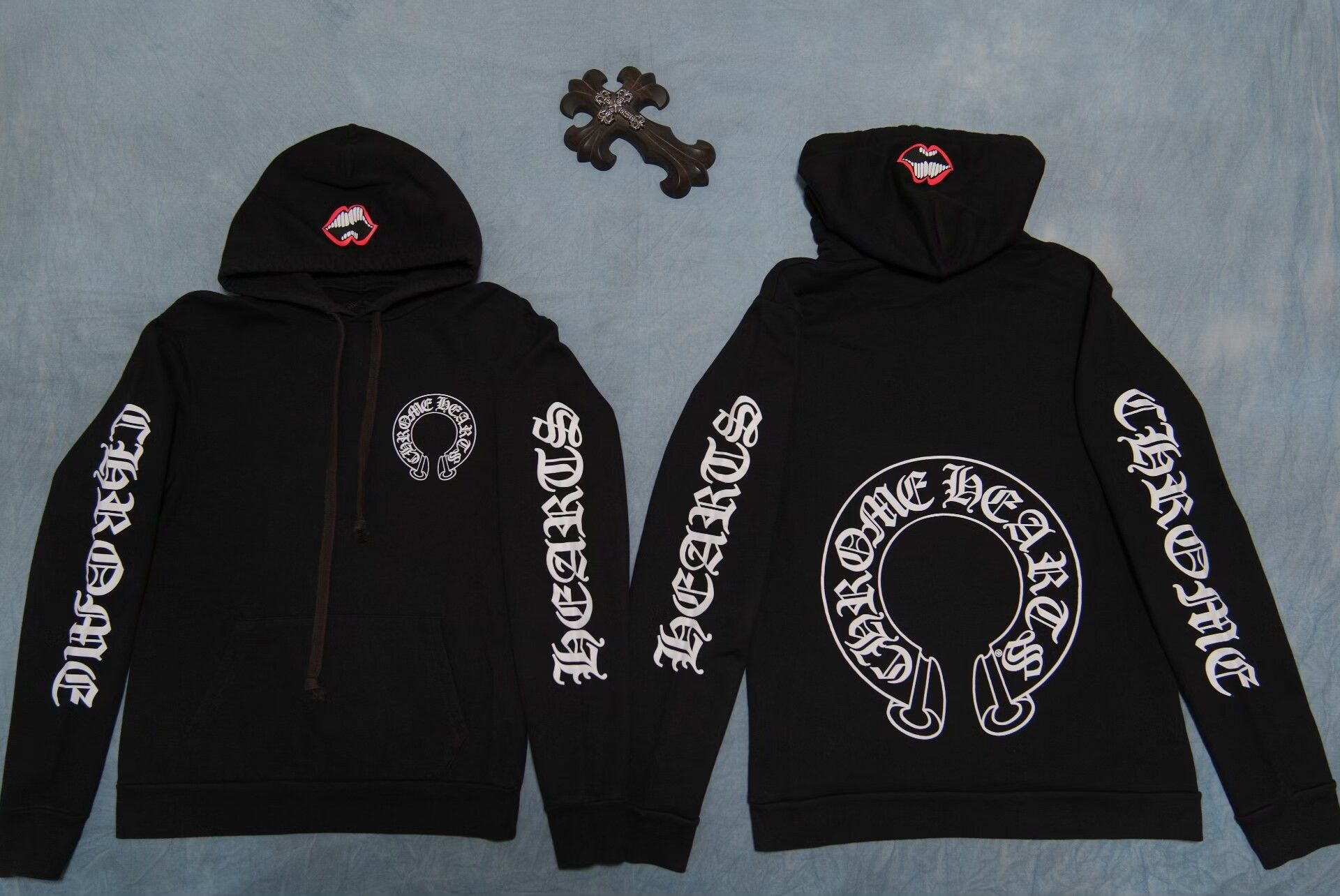 Chrome Hearts Chrome Hearts Matty Boy Lip Horseshoe Hoodie Medium Size US M / EU 48-50 / 2 - 2 Thumbnail