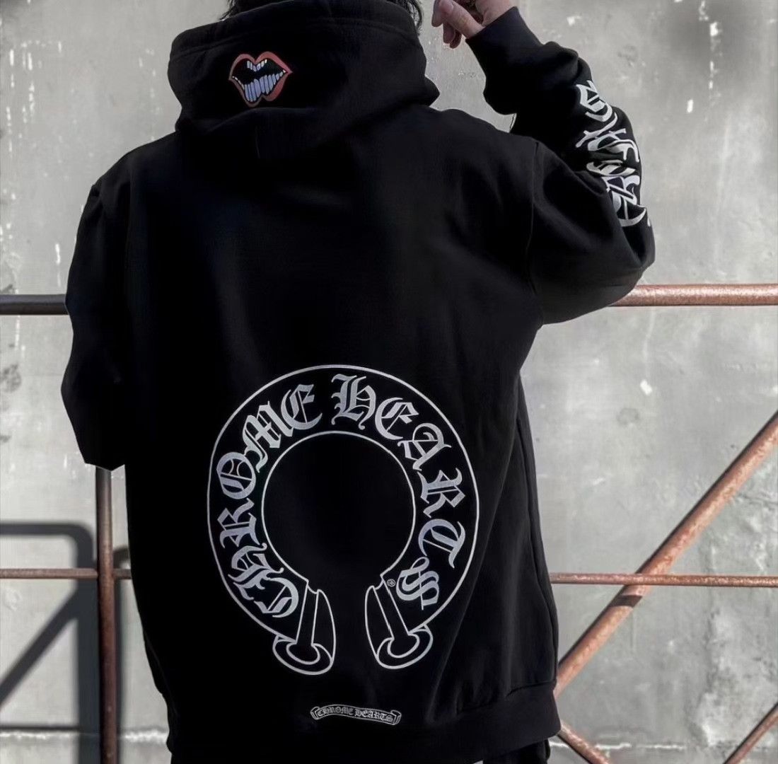 Chrome Hearts Chrome Hearts Matty Boy Lip Horseshoe Hoodie Medium Size US M / EU 48-50 / 2 - 9 Thumbnail