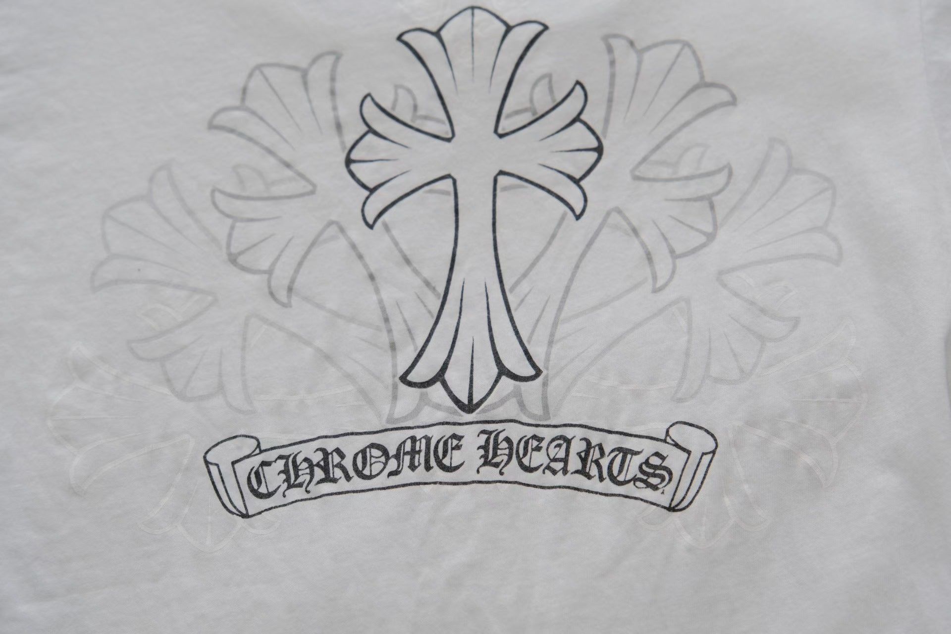 Chrome Hearts Chrome Hearts Scroll Cross Graphic T-Shirt Small Size S / US 4 / IT 40 - 7 Thumbnail