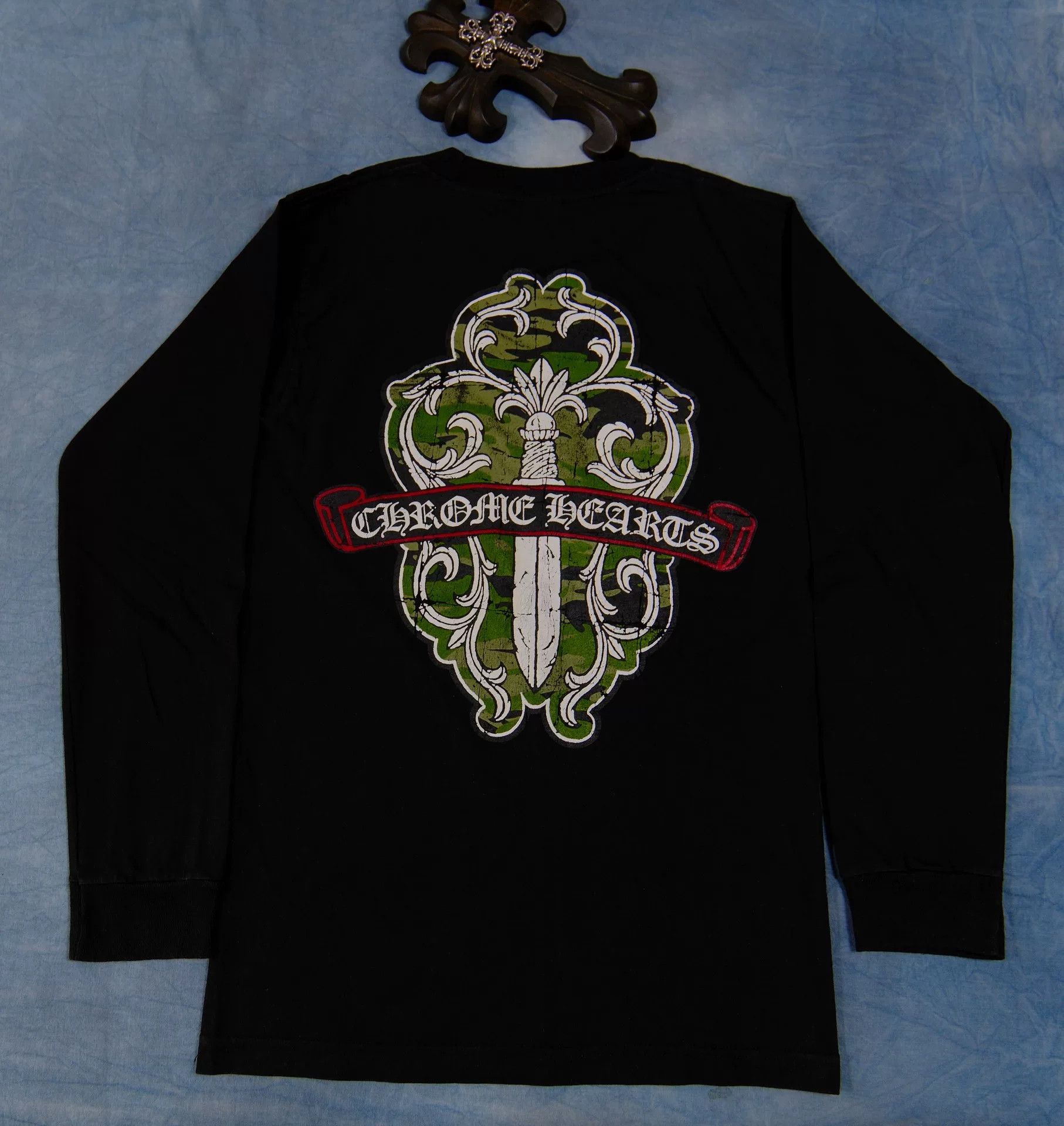 Chrome Hearts Chrome Hearts Camo Dagger Long Sleeve S Size US S / EU 44-46 / 1 - 2 Thumbnail