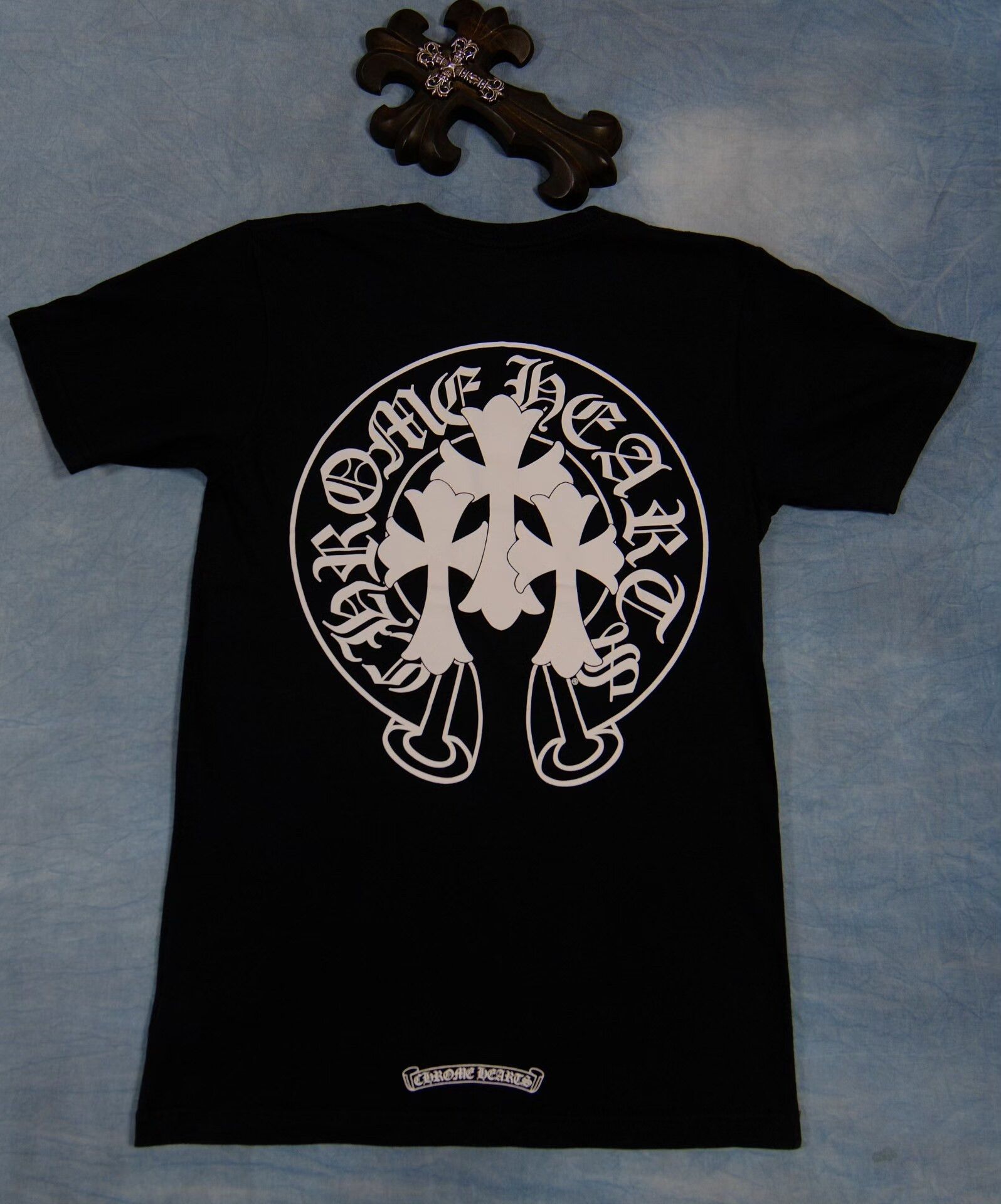 Chrome Hearts Chrome Hearts Horseshoe Cross Logo T-Shirt S Size US S / EU 44-46 / 1 - 2 Thumbnail