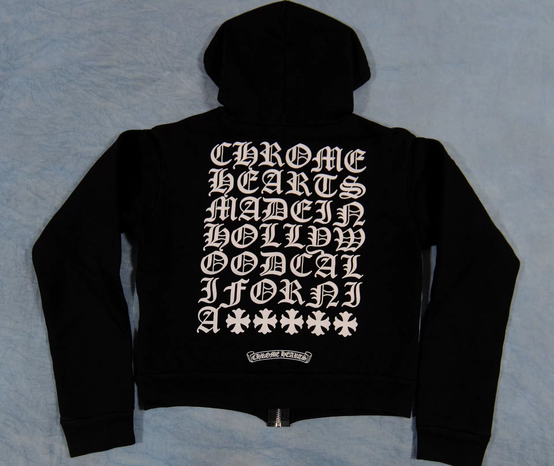 Chrome Hearts Chrome Hearts Gothic Back Zip Hoodie XS Size XS / US 0-2 / IT 36-38 - 2 Thumbnail