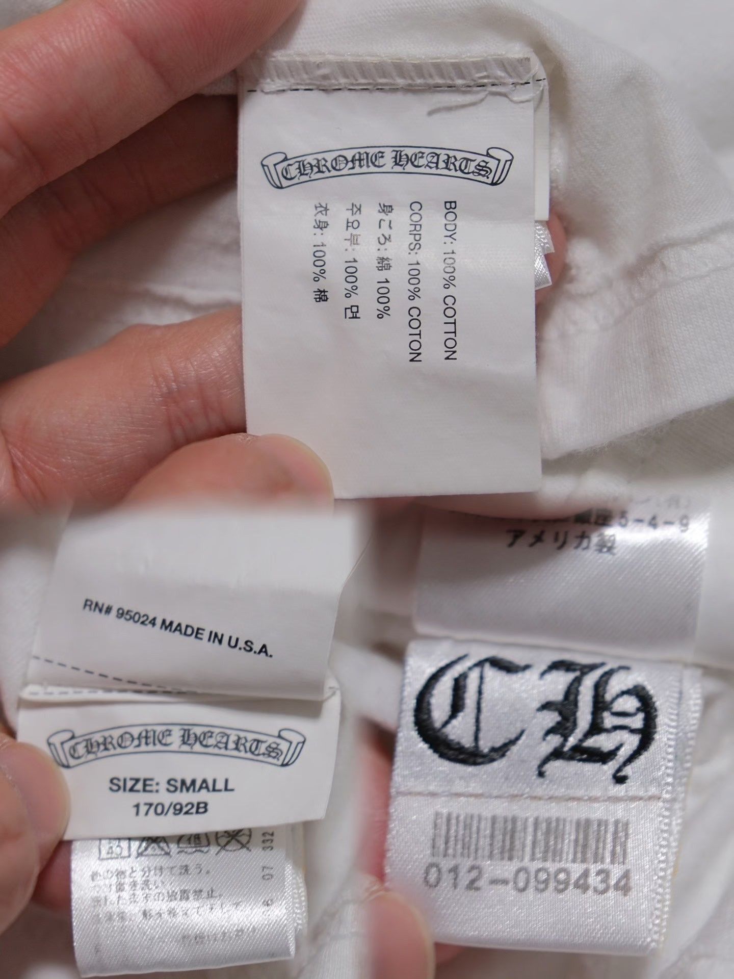 Chrome Hearts Chrome Hearts Star Pattern Horseshoe Pocket T-Shirt S Size US S / EU 44-46 / 1 - 8 Thumbnail
