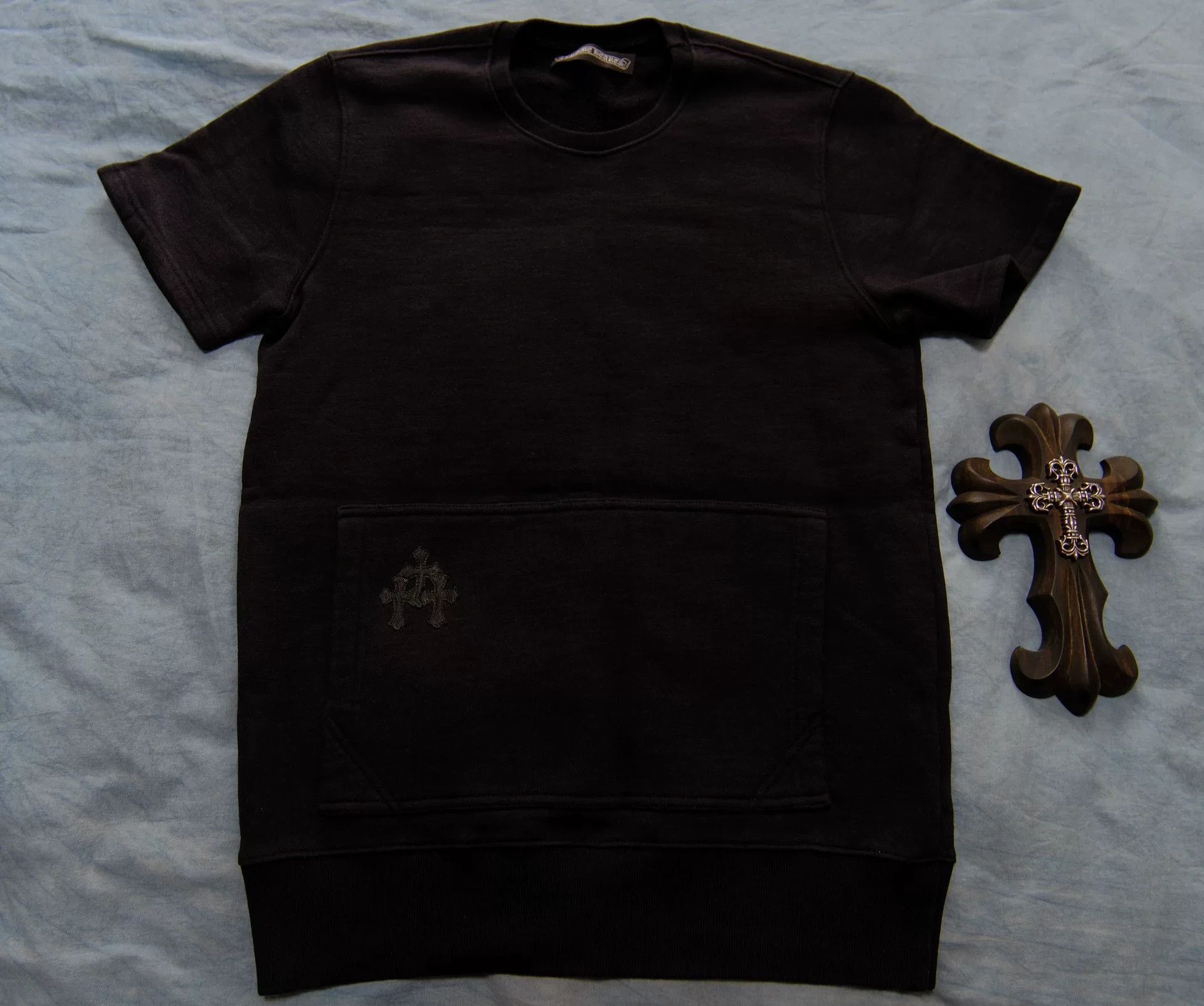Chrome Hearts Chrome Hearts Triple Leather Cross Patch T-Shirt Size S Size US S / EU 44-46 / 1 - 1 Thumbnail