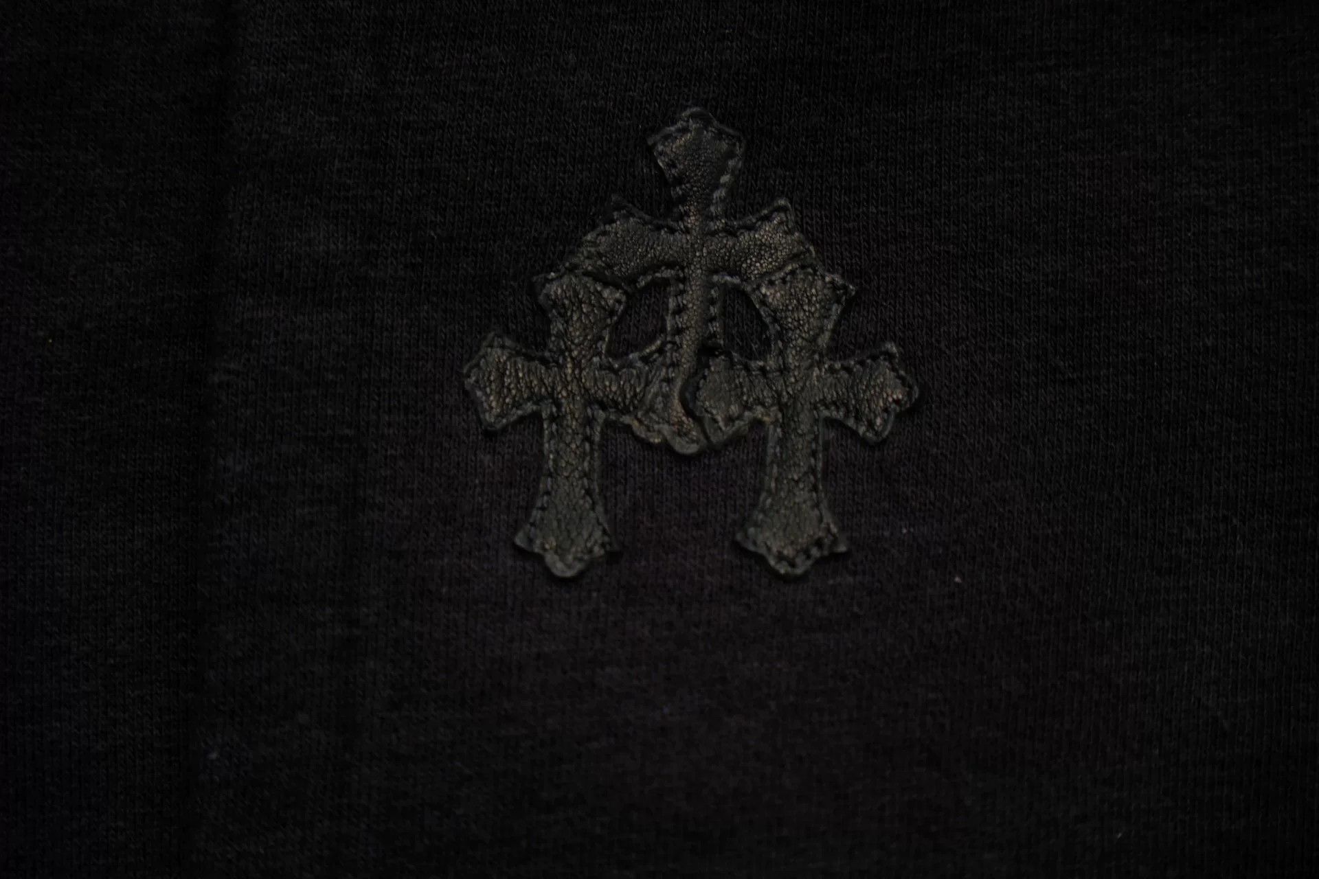 Chrome Hearts Chrome Hearts Triple Leather Cross Patch T-Shirt Size S Size US S / EU 44-46 / 1 - 2 Thumbnail