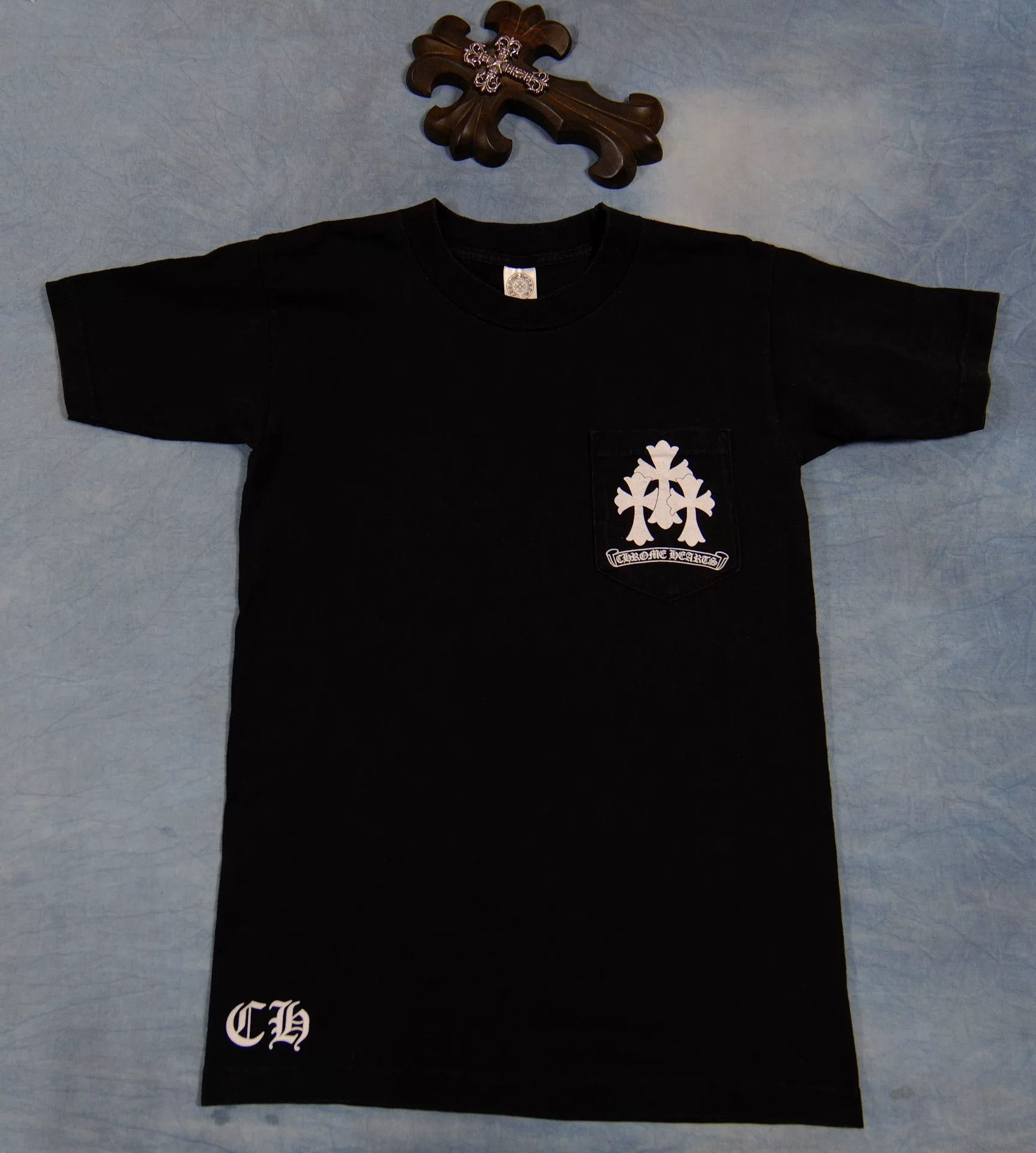 Chrome Hearts Chrome Hearts Triple Cross Pocket T-Shirt S Size US S / EU 44-46 / 1 - 2 Thumbnail