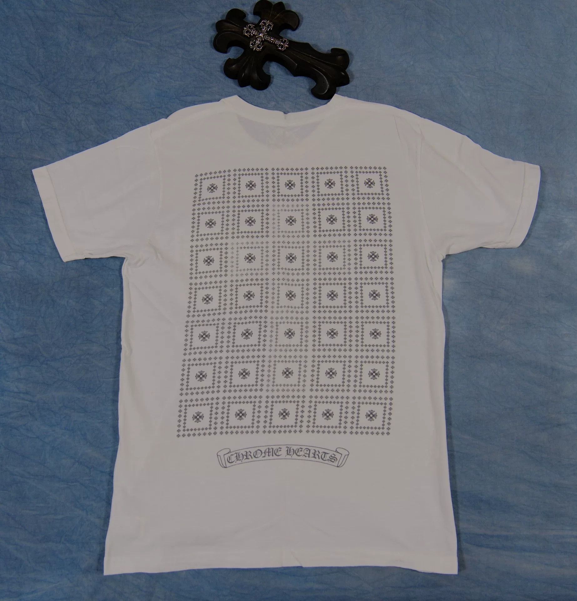 Chrome Hearts Chrome Hearts Cross Pattern T-Shirt US M Size US M / EU 48-50 / 2 - 3 Thumbnail