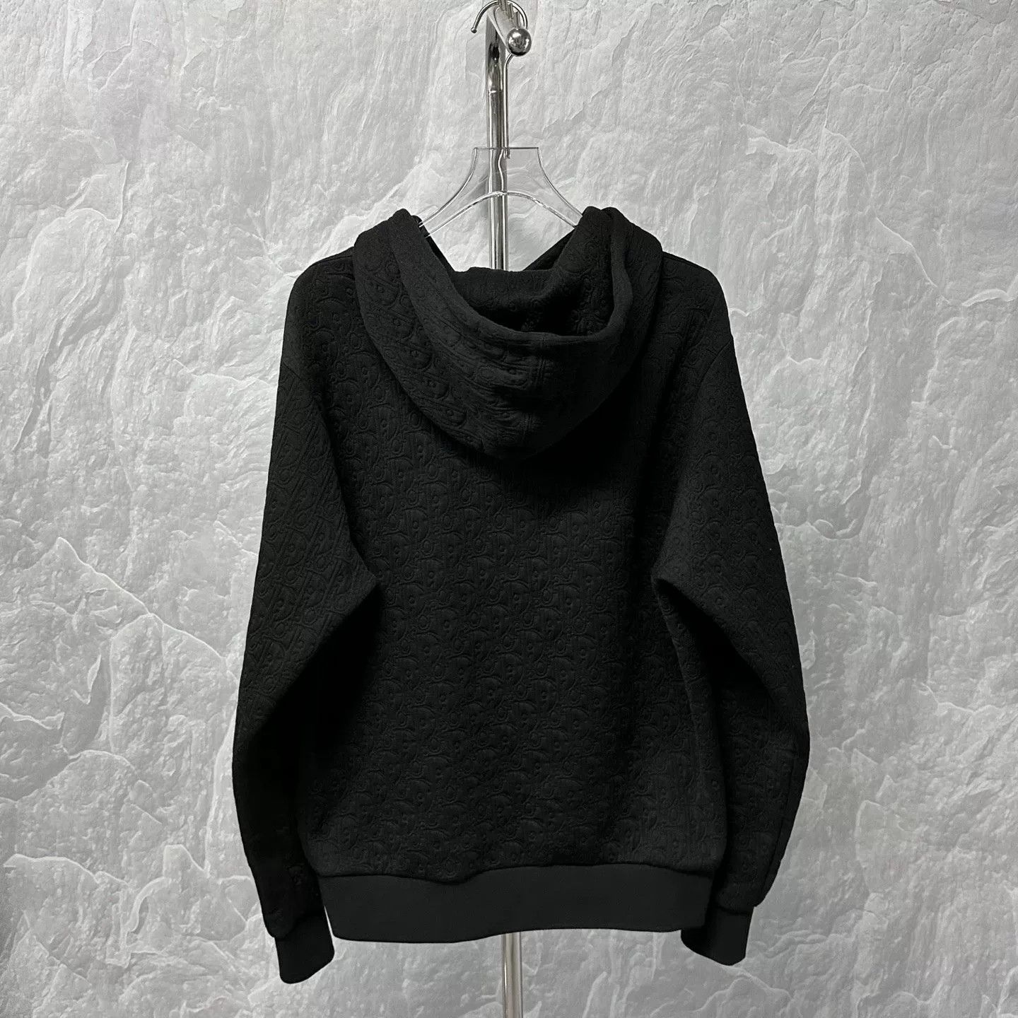 Dior Dior Embossed Monogram Jacquard Hoodie Size L Size US L / EU 52-54 / 3 - 5 Thumbnail