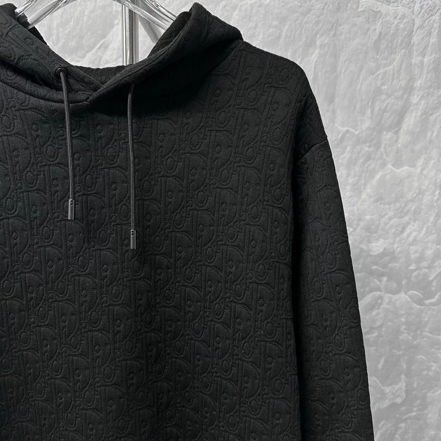 Dior Dior Embossed Monogram Jacquard Hoodie Size L Size US L / EU 52-54 / 3 - 4 Thumbnail