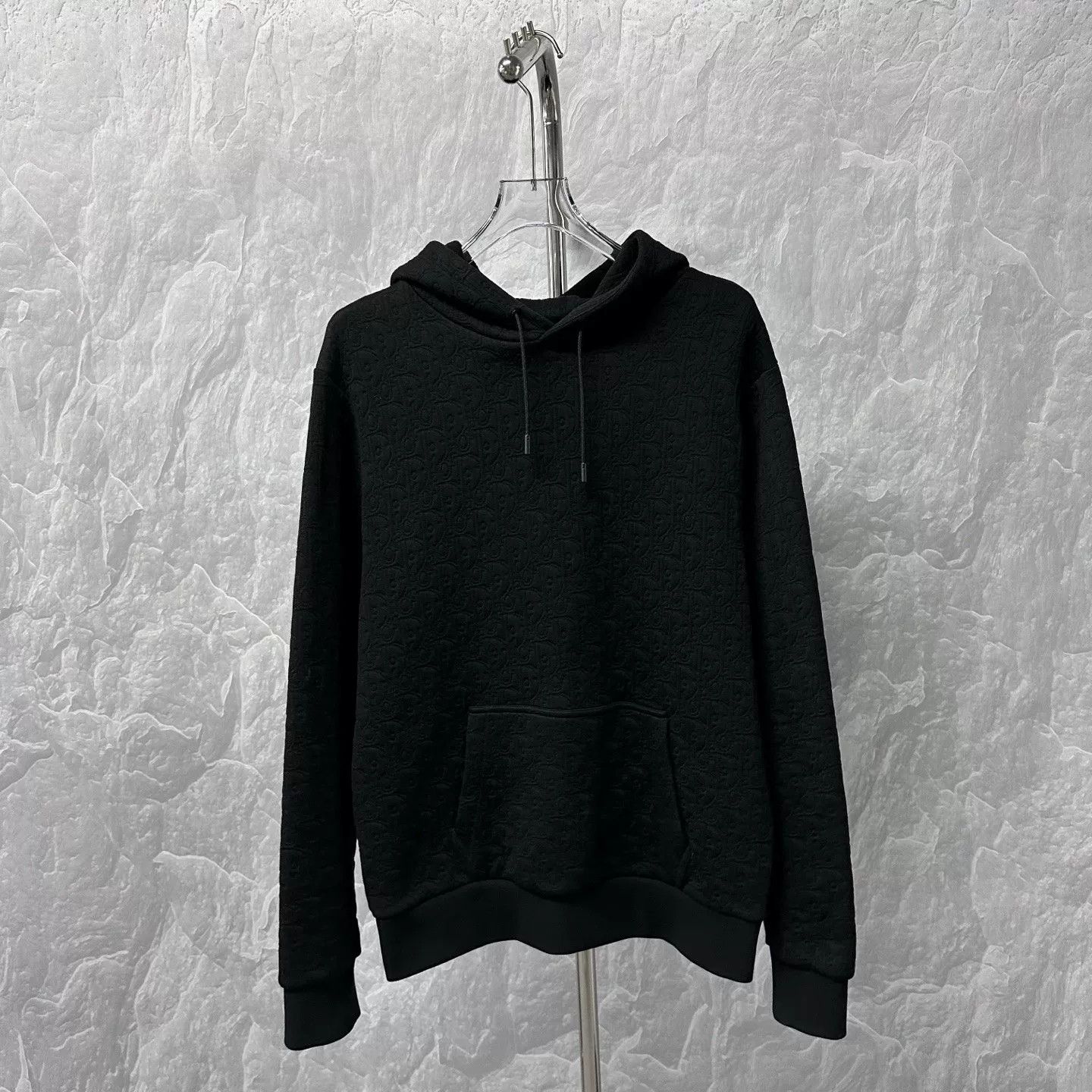 Dior Dior Embossed Monogram Jacquard Hoodie Size L Size US L / EU 52-54 / 3 - 2 Thumbnail