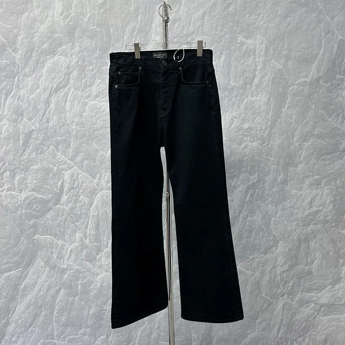 Balenciaga Balenciaga Garde-Robe Leather Patch Jeans 30 Size US 30 / EU 46 - 2 Thumbnail