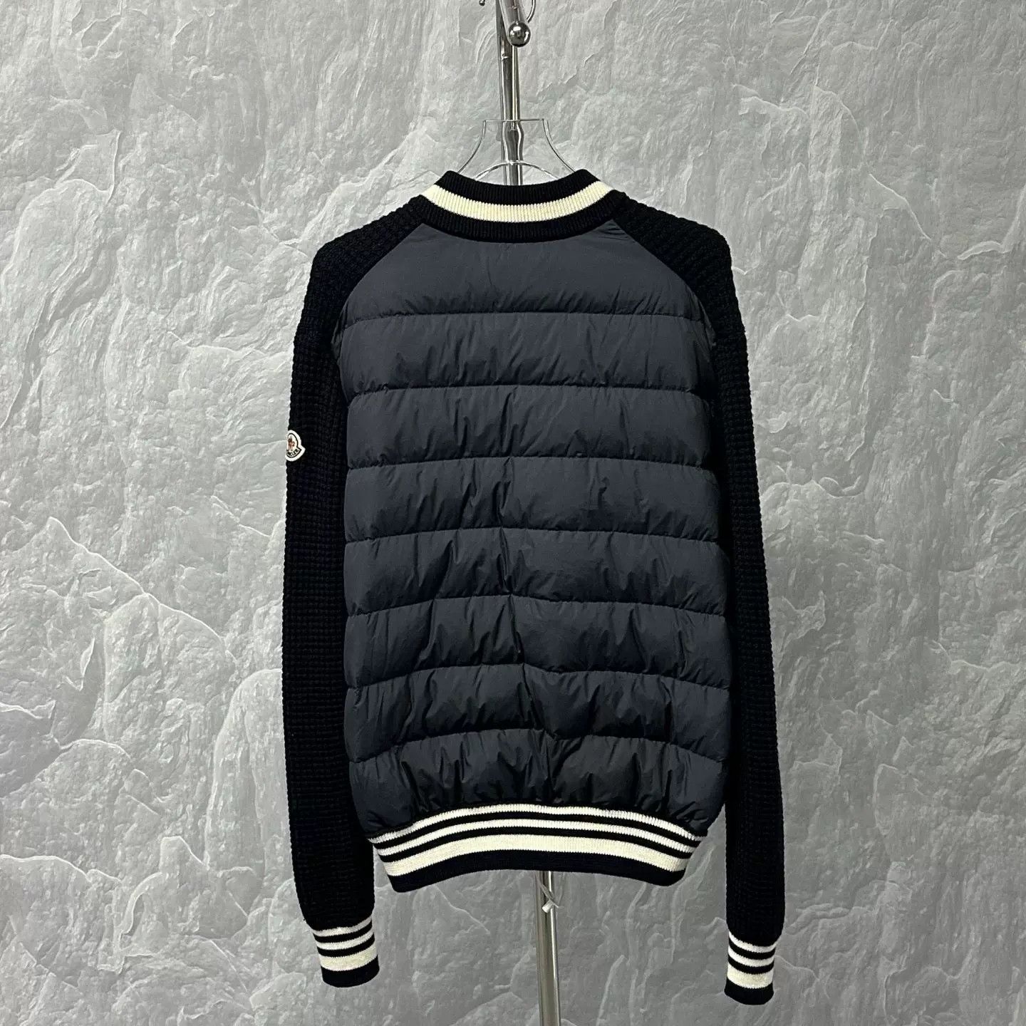 Moncler Moncler Hybrid Knit Down Cardigan Jacket Size L Size US L / EU 52-54 / 3 - 5 Thumbnail