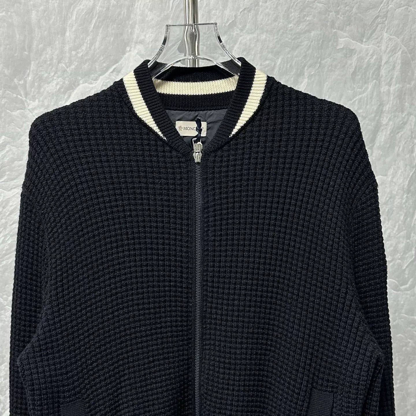Moncler Moncler Hybrid Knit Down Cardigan Jacket Size L Size US L / EU 52-54 / 3 - 3 Thumbnail