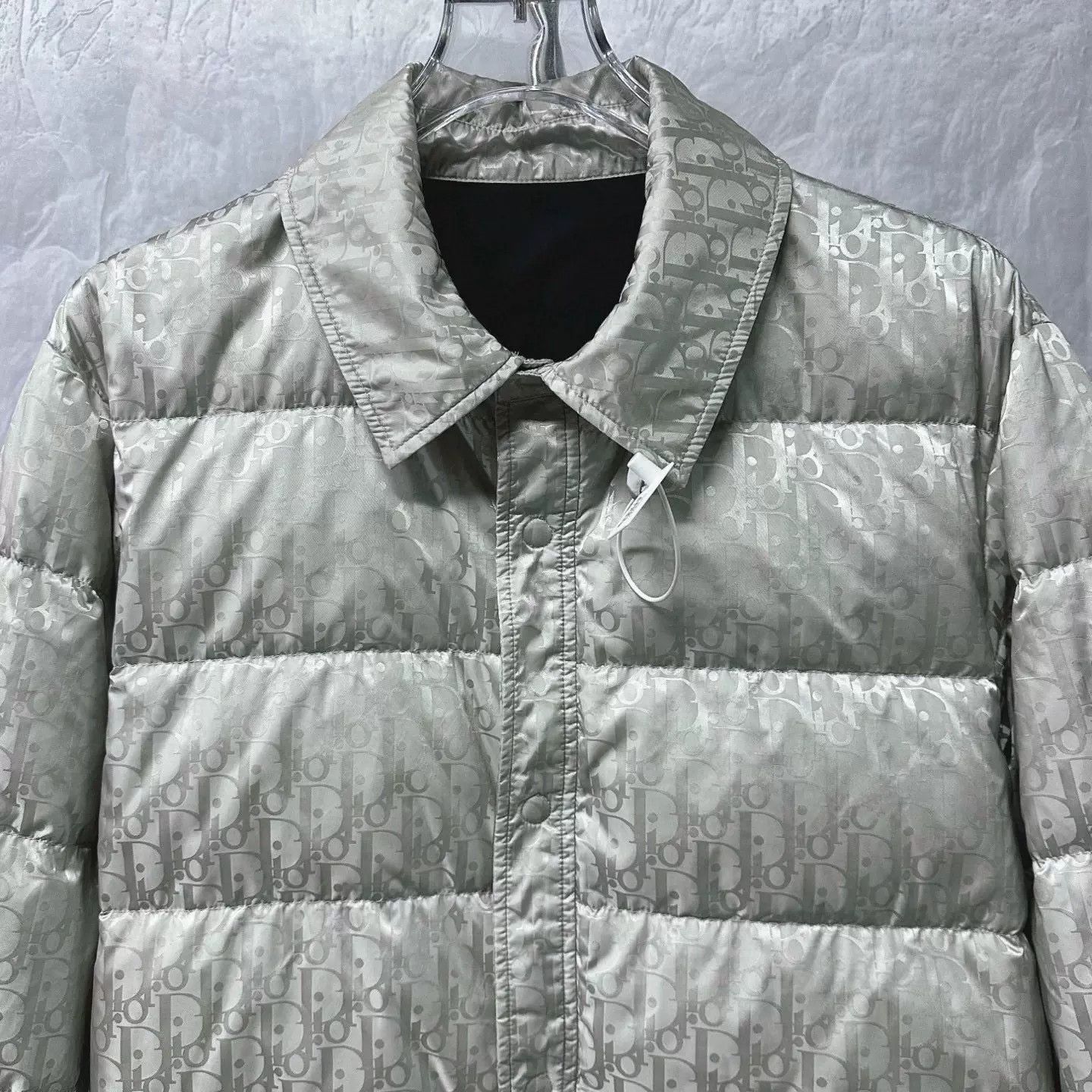 Dior Dior Oblique Monogram Puffer Jacket Size 52 Size US L / EU 52-54 / 3 - 3 Thumbnail