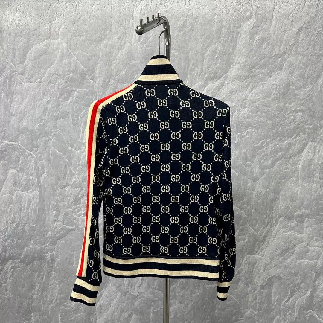 Gucci Gucci GG Monogram Jacquard Track Jacket XS Size US XS / EU 42 / 0 - 6 Thumbnail
