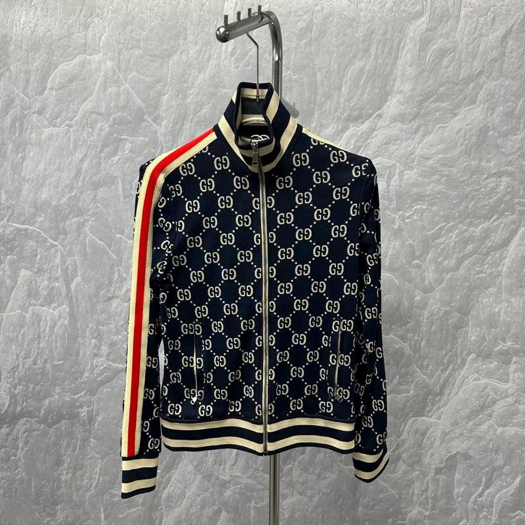 Gucci Gucci GG Monogram Jacquard Track Jacket XS Size US XS / EU 42 / 0 - 3 Thumbnail