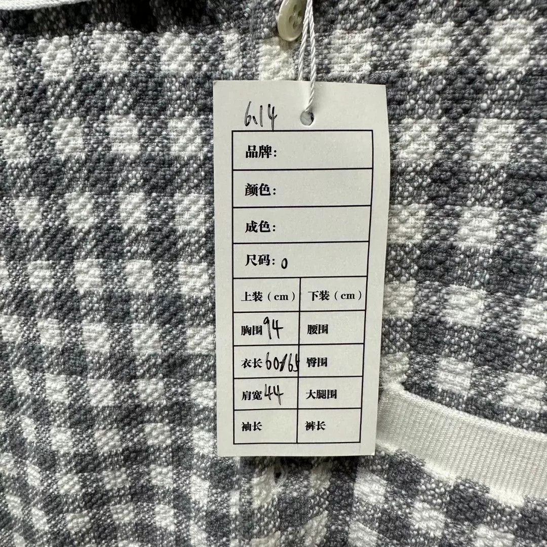 Thom Browne Thom Browne Gingham Knit Polo Shirt Size 0 Size US XS / EU 42 / 0 - 6 Thumbnail