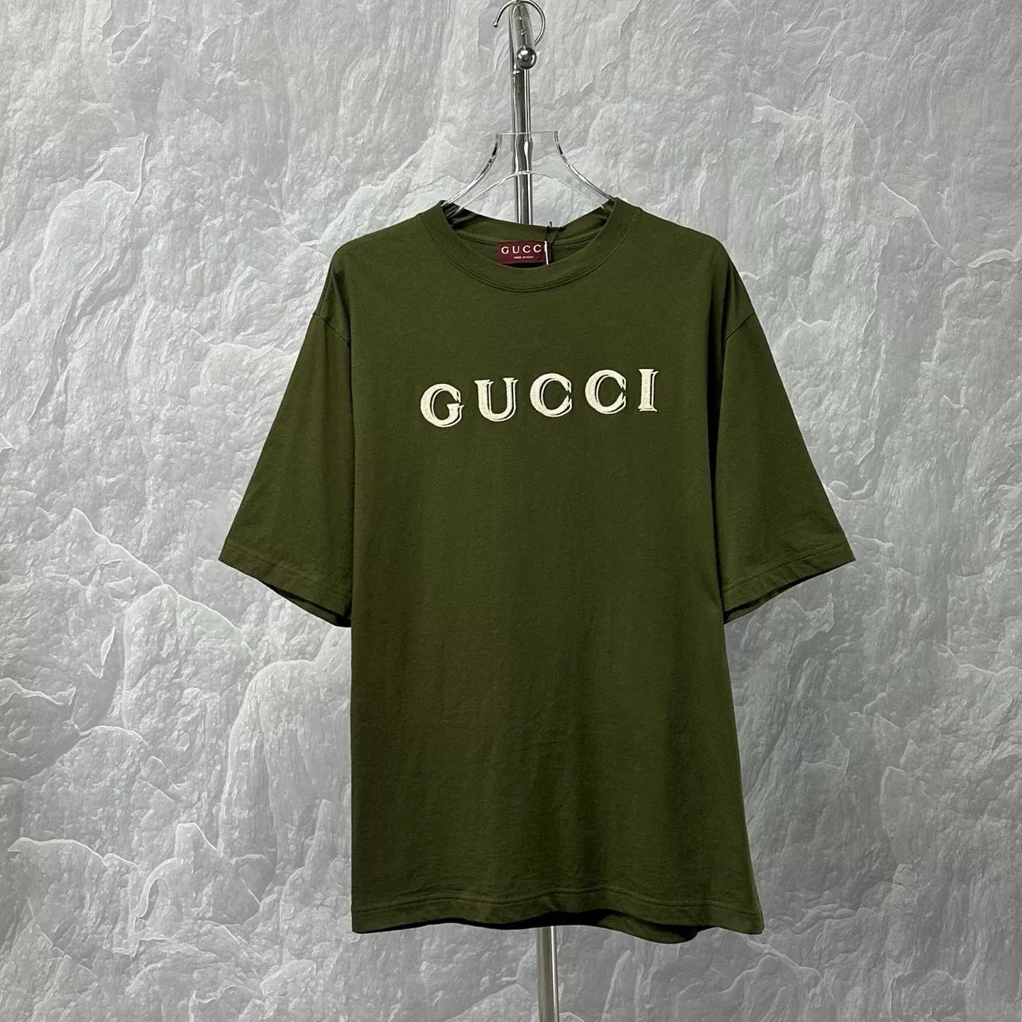 Gucci Gucci Embroidered Logo T-Shirt XL Size US XL / EU 56 / 4 - 2 Thumbnail