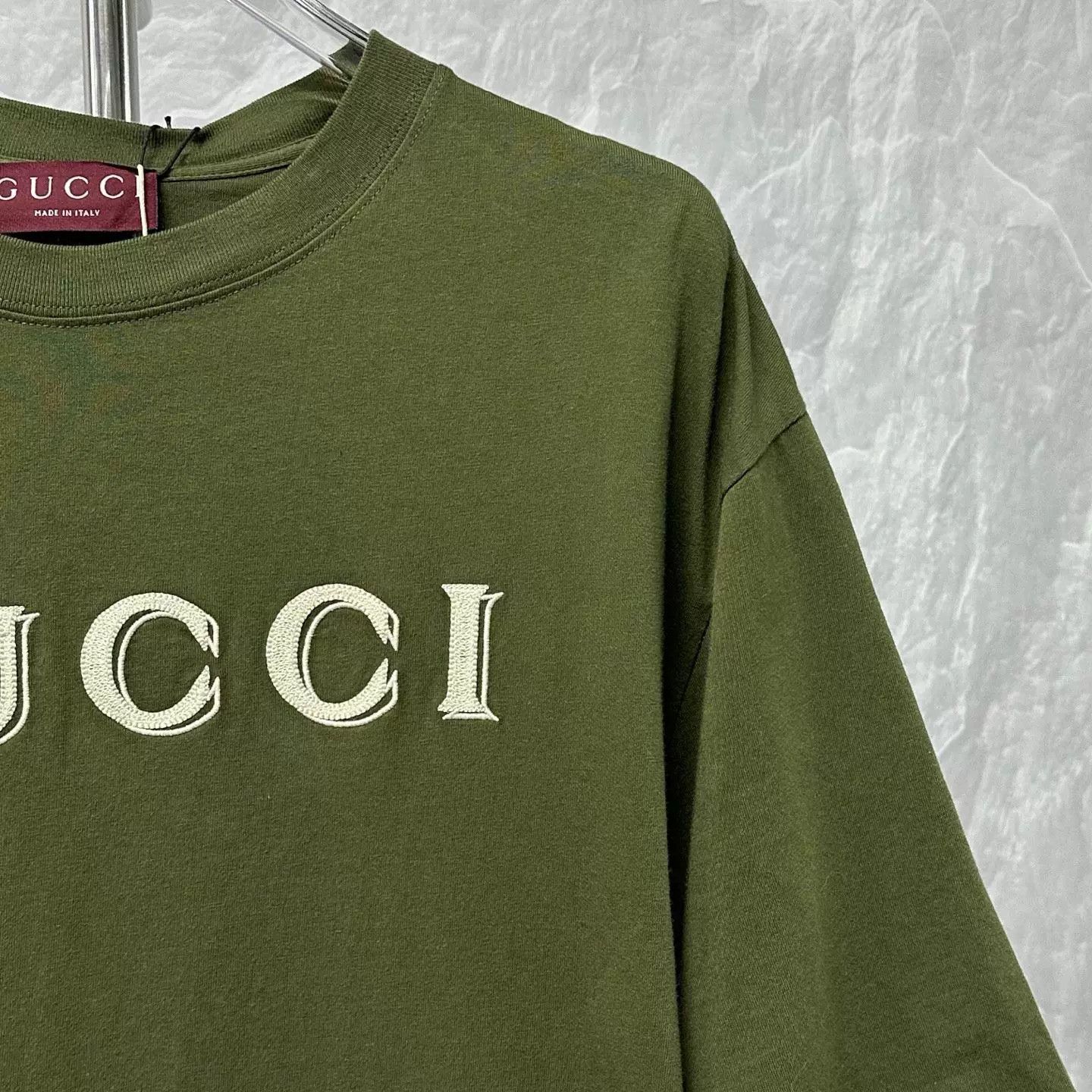 Gucci Gucci Embroidered Logo T-Shirt XL Size US XL / EU 56 / 4 - 4 Thumbnail