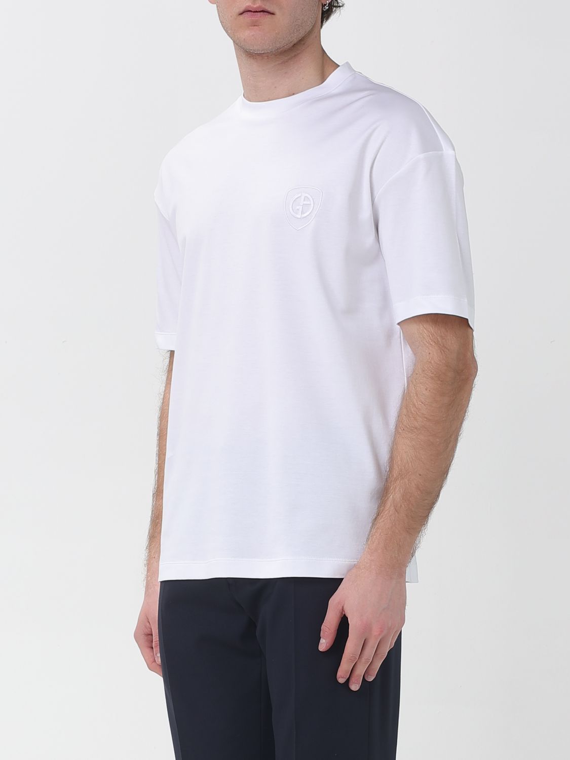 Giorgio Armani Giorgio Armani T-Shirt Men White Size US M / EU 48-50 / 2 - 4 Thumbnail