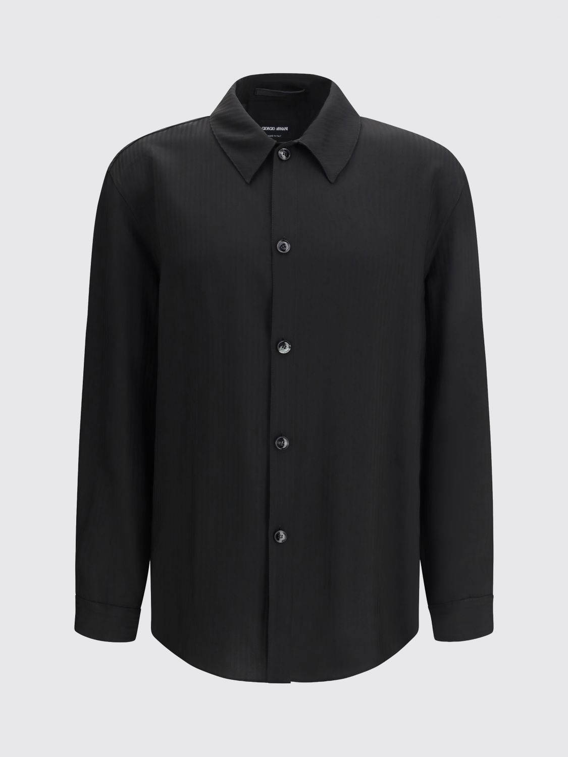 Giorgio Armani Giorgio Armani Shirt Men Black Size US L / EU 52-54 / 3 - 2 Thumbnail