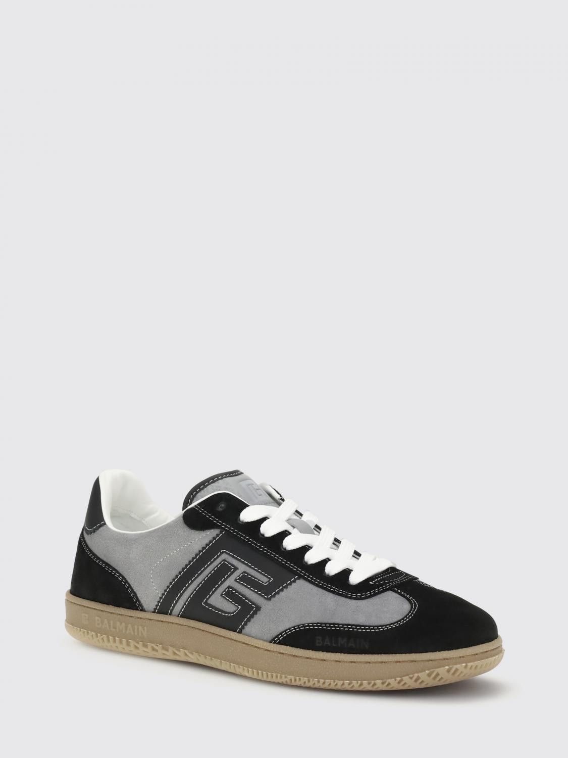 Balmain Balmain Sneakers Men Grey Size US 7 / EU 40 - 2 Thumbnail