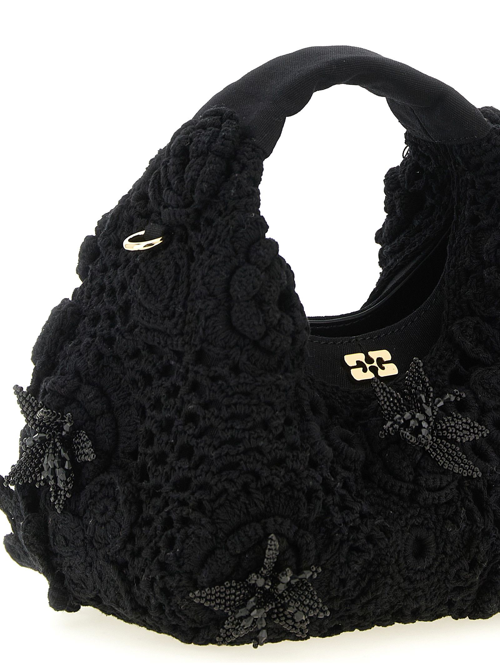 Ganni 'Mini Hobo Crochet' Handbag Size ONE SIZE - 3 Thumbnail